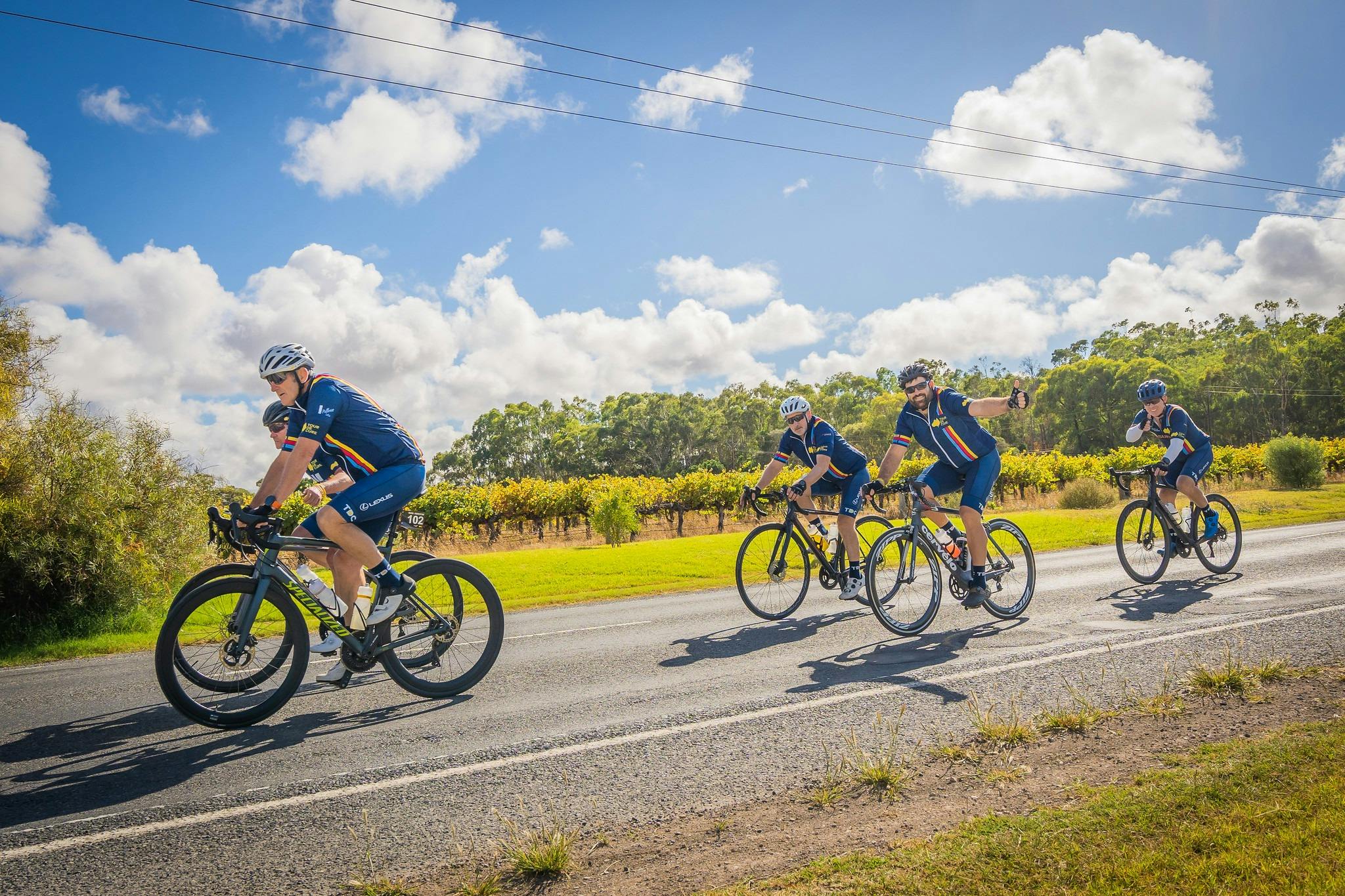 Peloton riding scenic