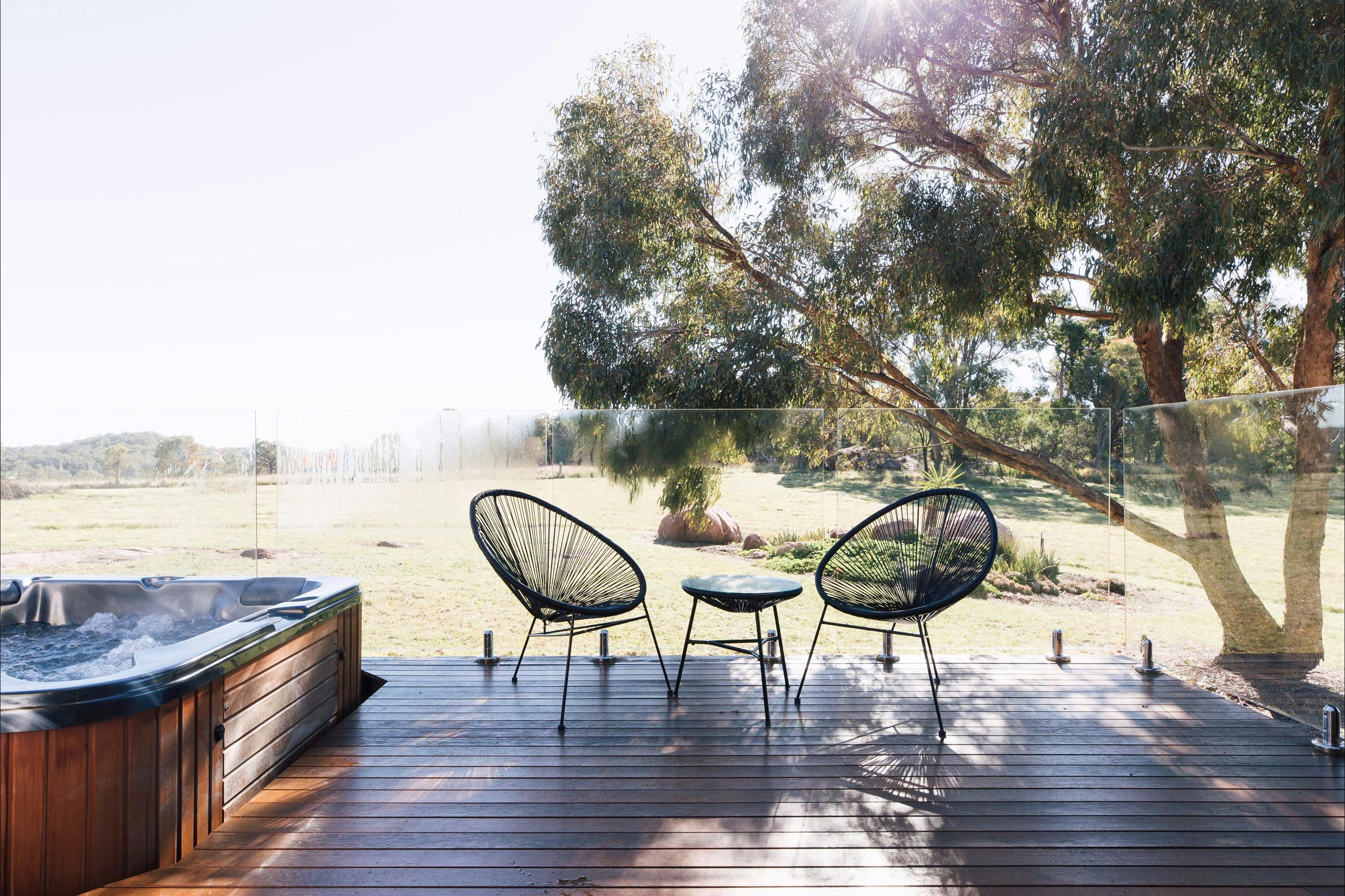 Relax on your villa's deck