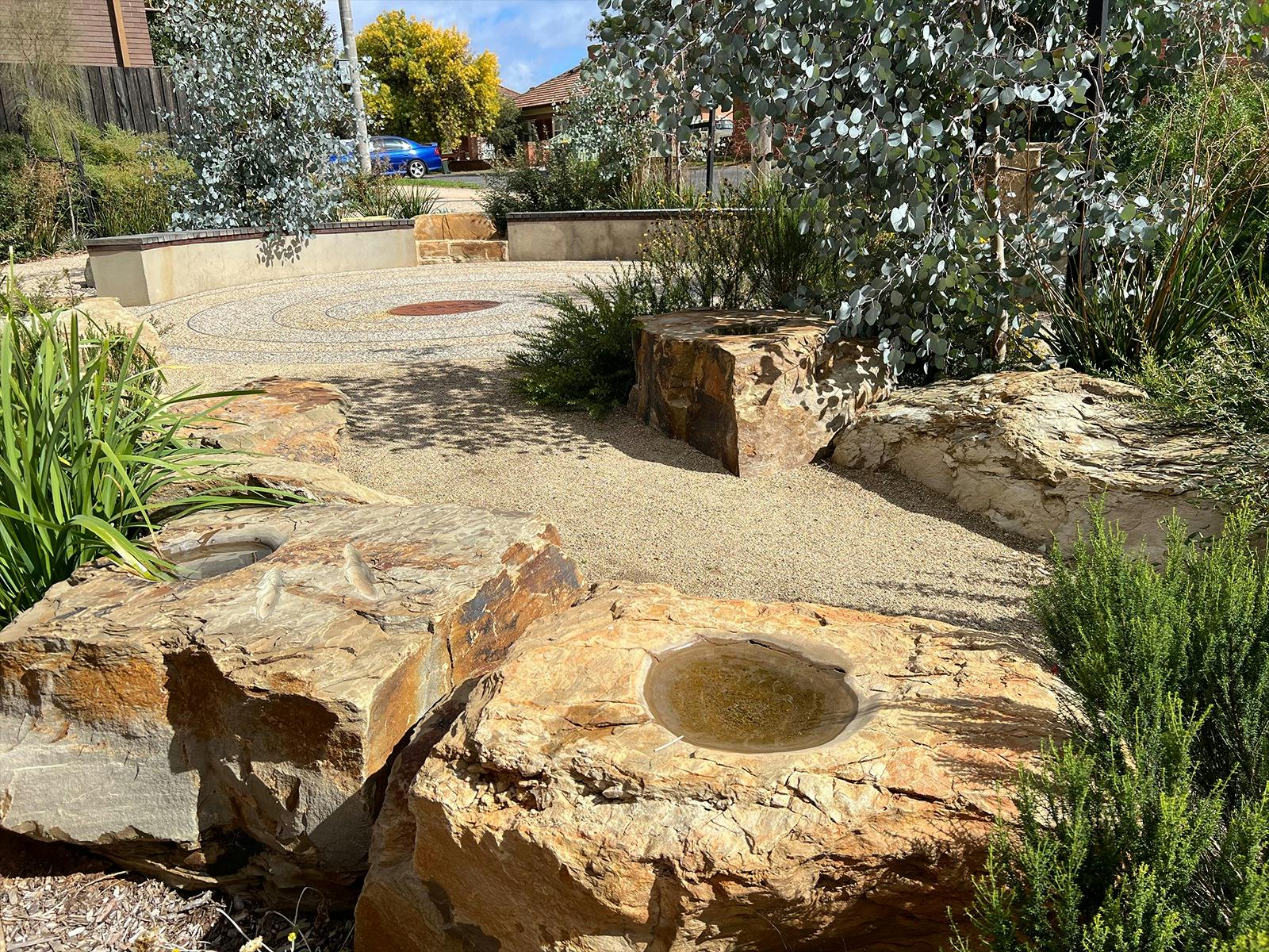 Photo of garingilang gatjin wii - Gallery's Indigenous interpretive garden.