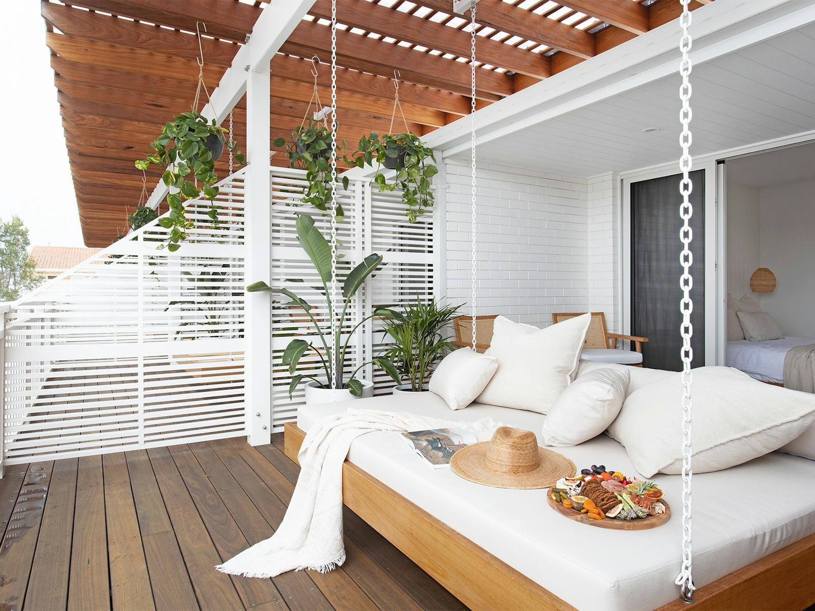 Daybed hanging private deck Daybed hanging private deck