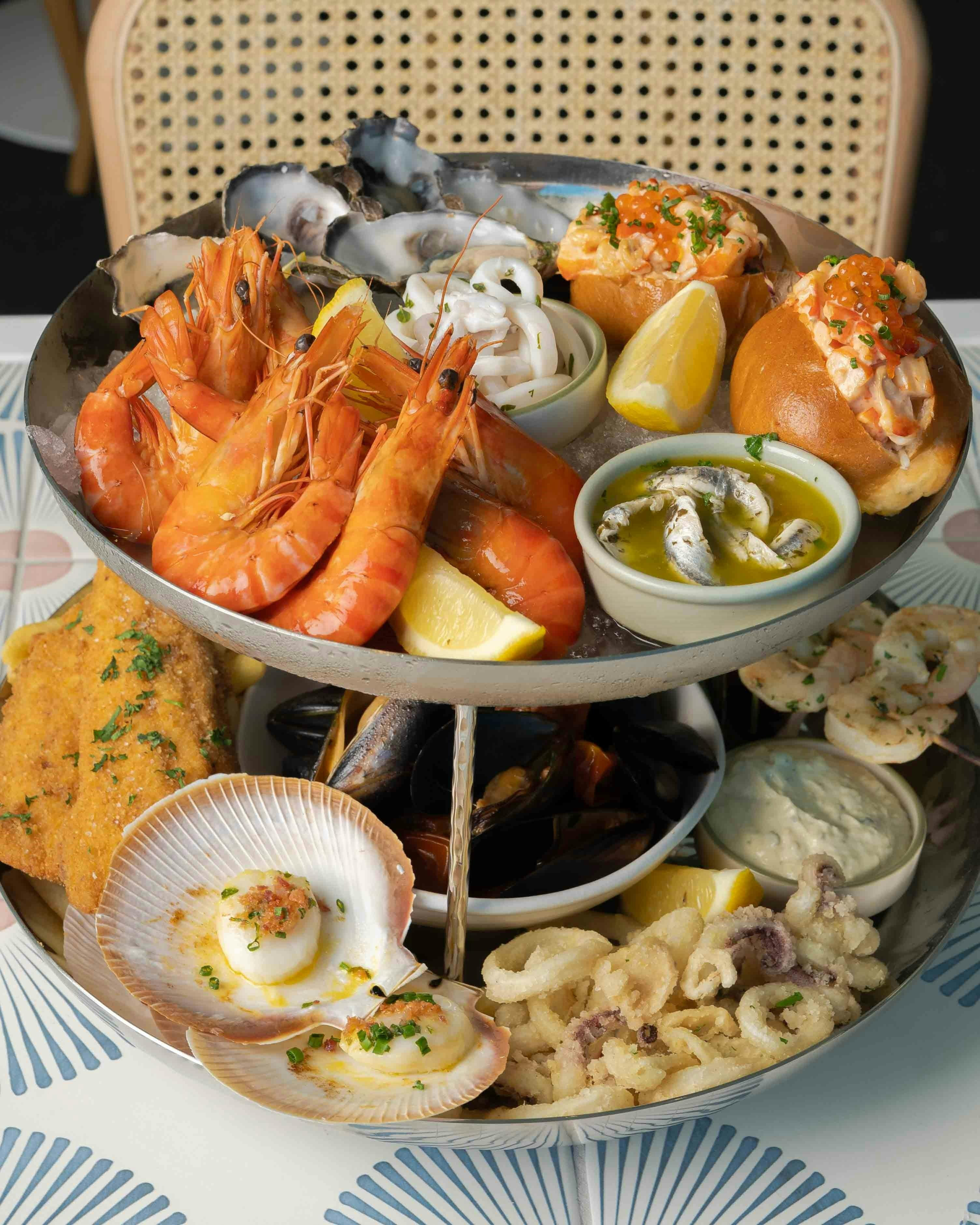 Seafood platter