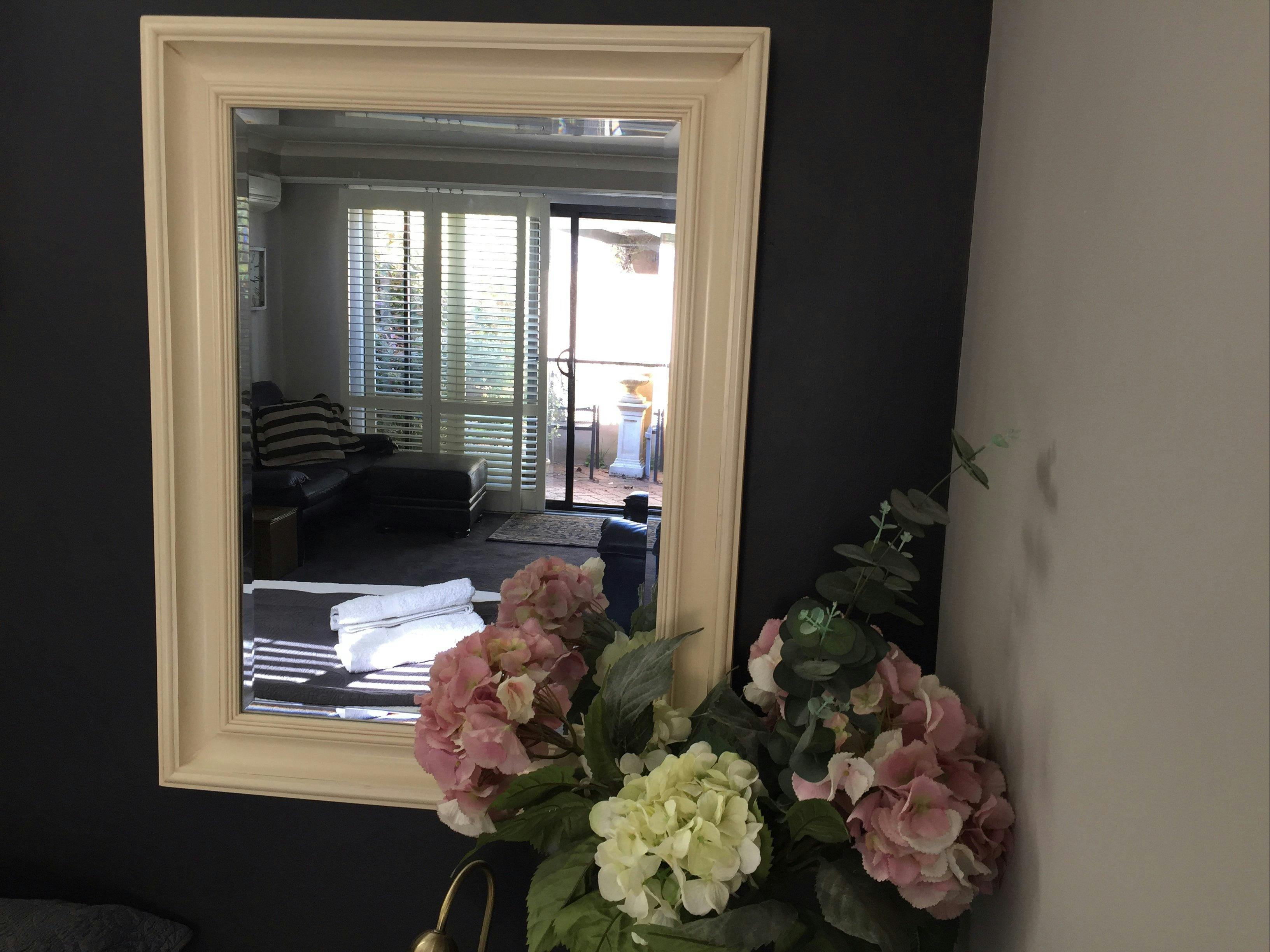 A reflection of the court yard