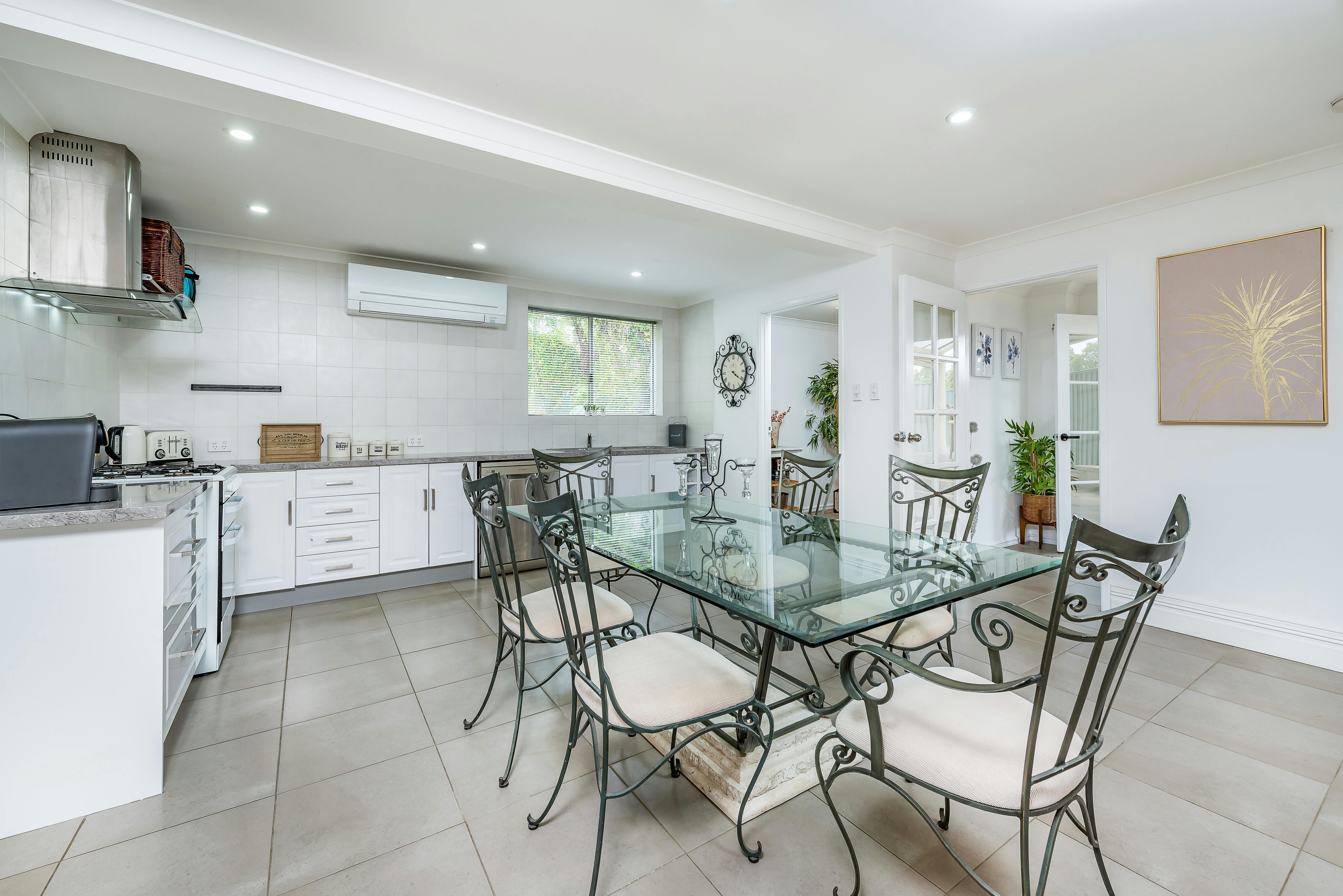 Open plan dining area