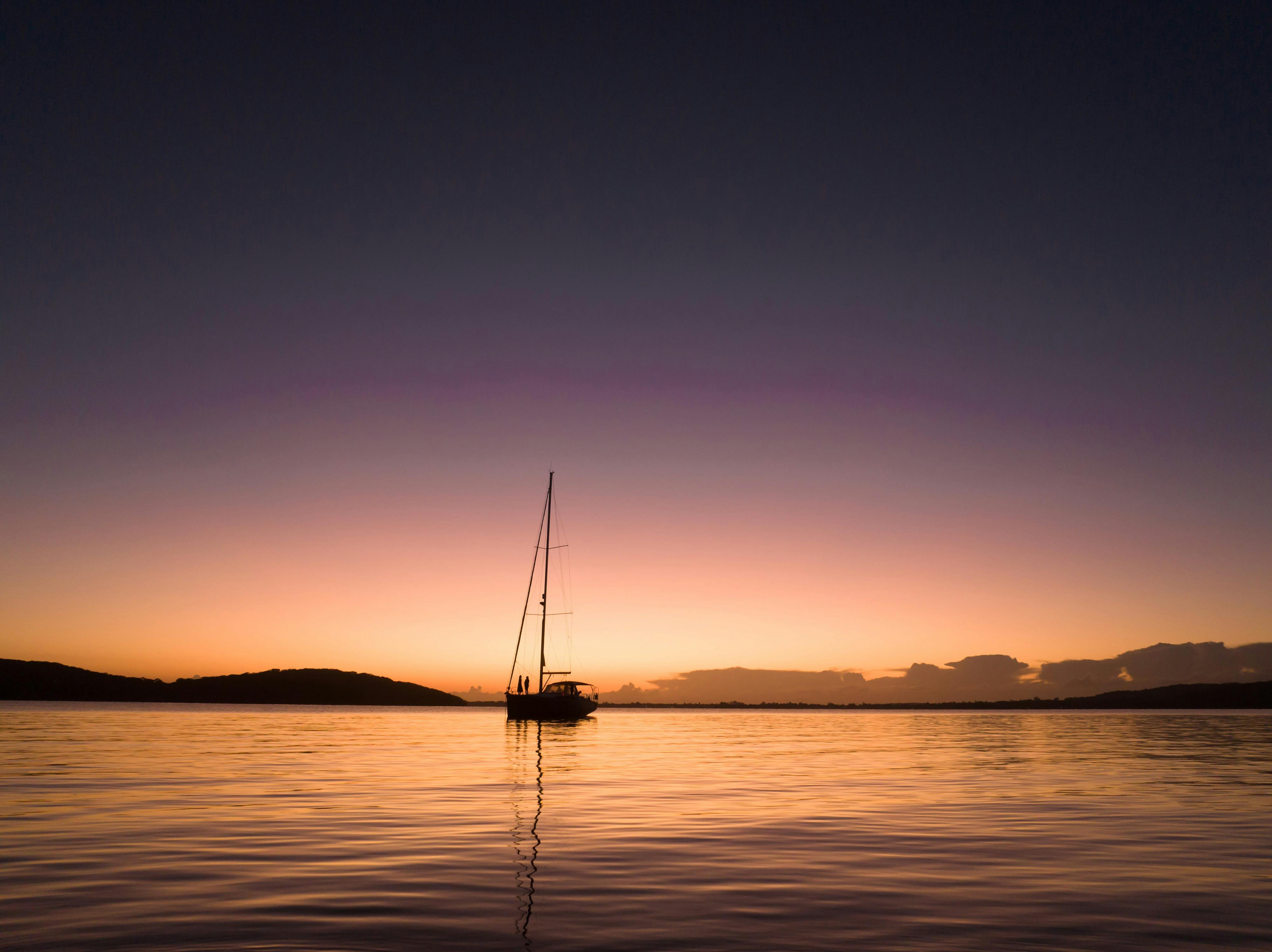 Sunset on beautiful Lake Macquarie