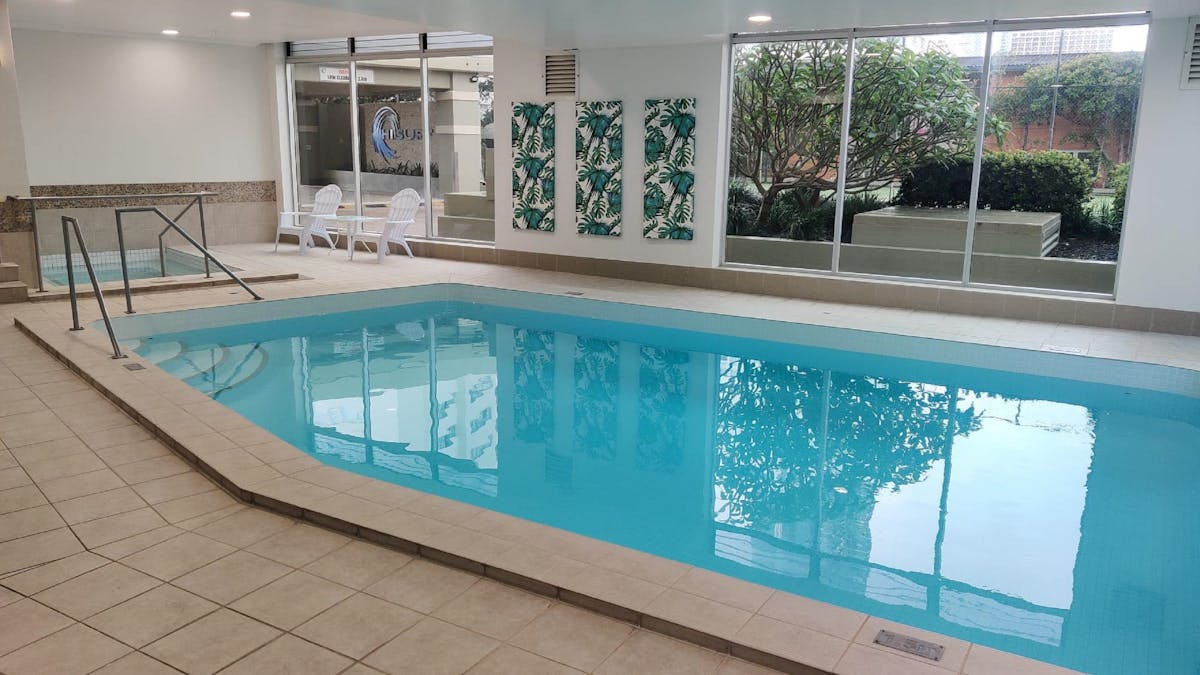 Indoor pool and spa
