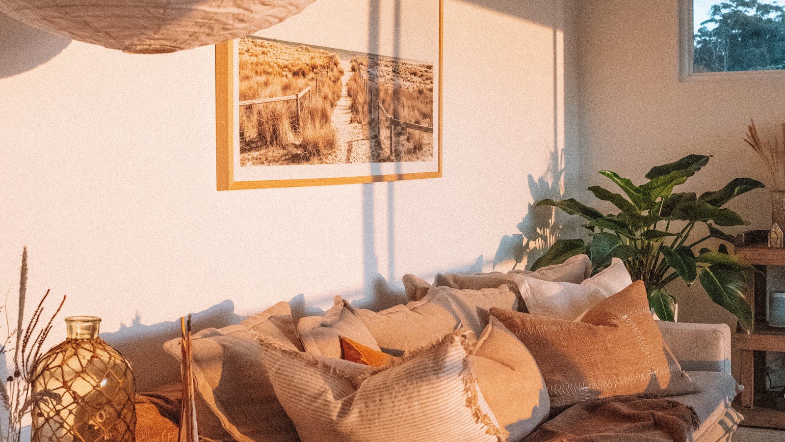 Sunrise in the living room