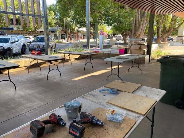 Outdoor Workshop Space Lapunyah Art Gallery
