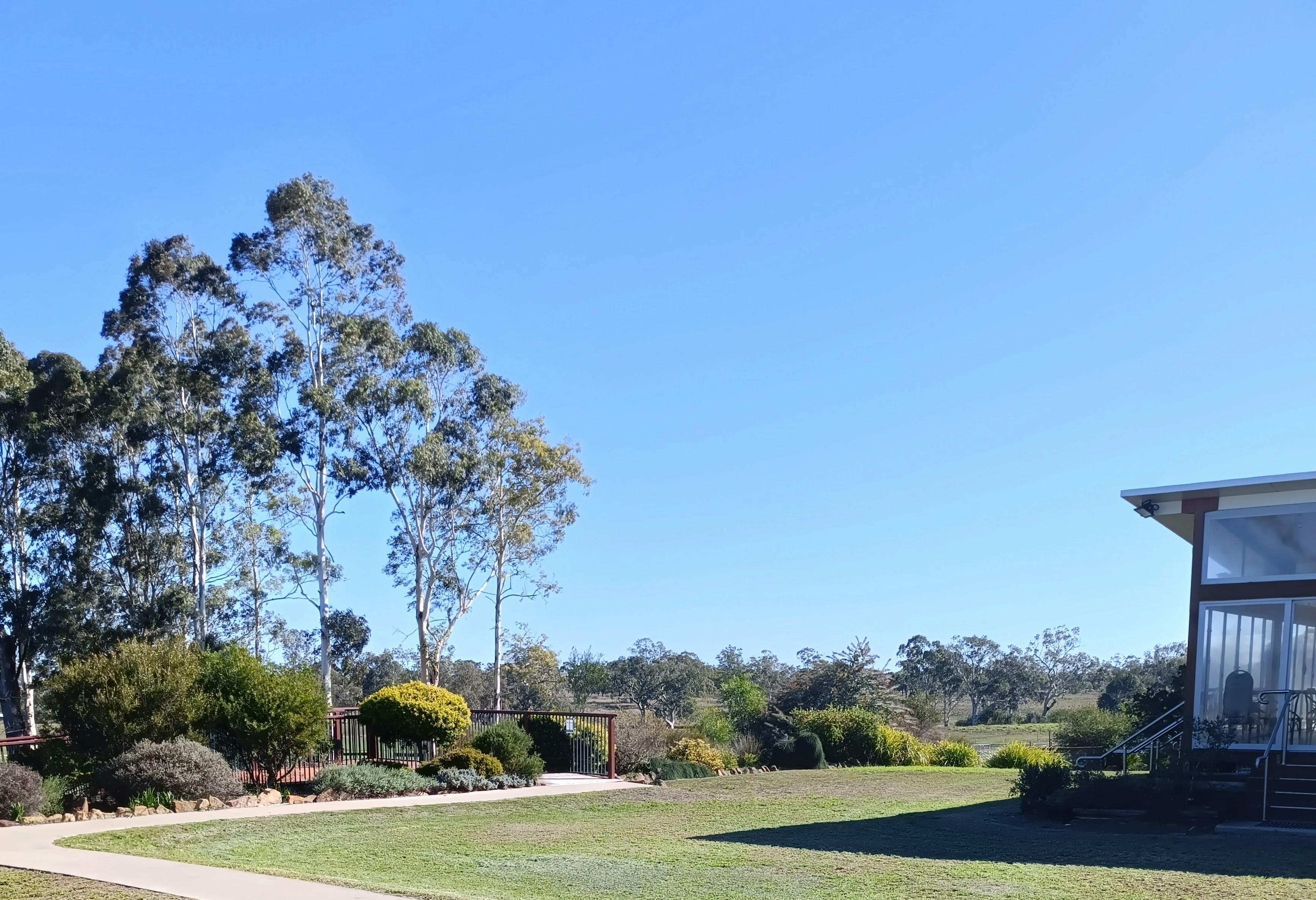 Rural gardens at the Woolshed