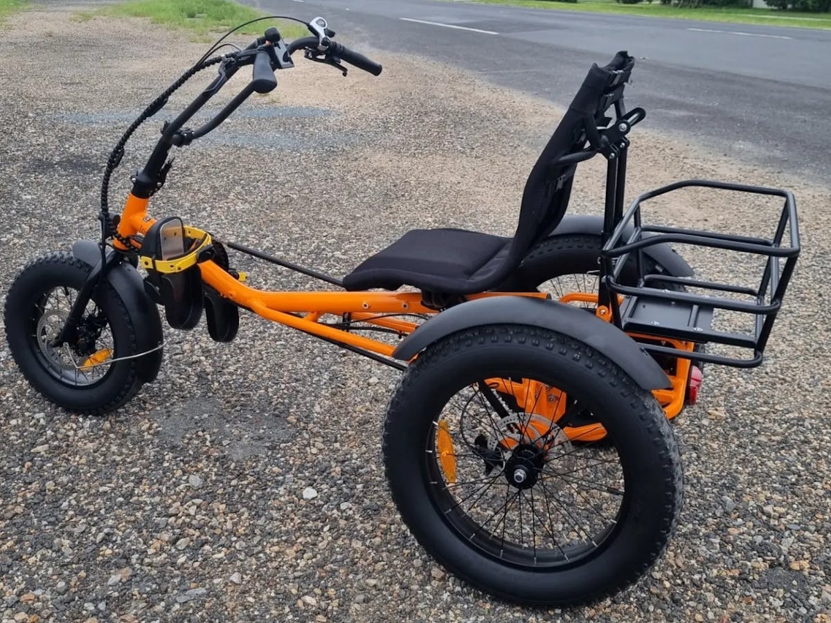 Semi-recumbent tricycle perfect for NRRT