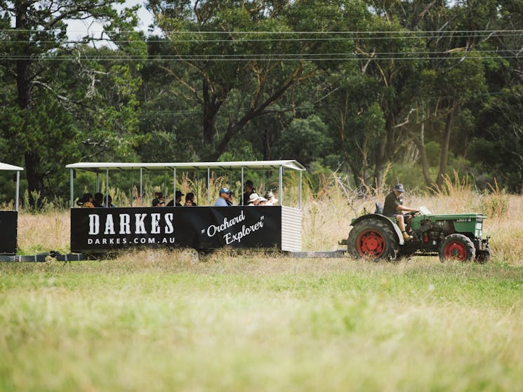 Darkes Tractor Train ride