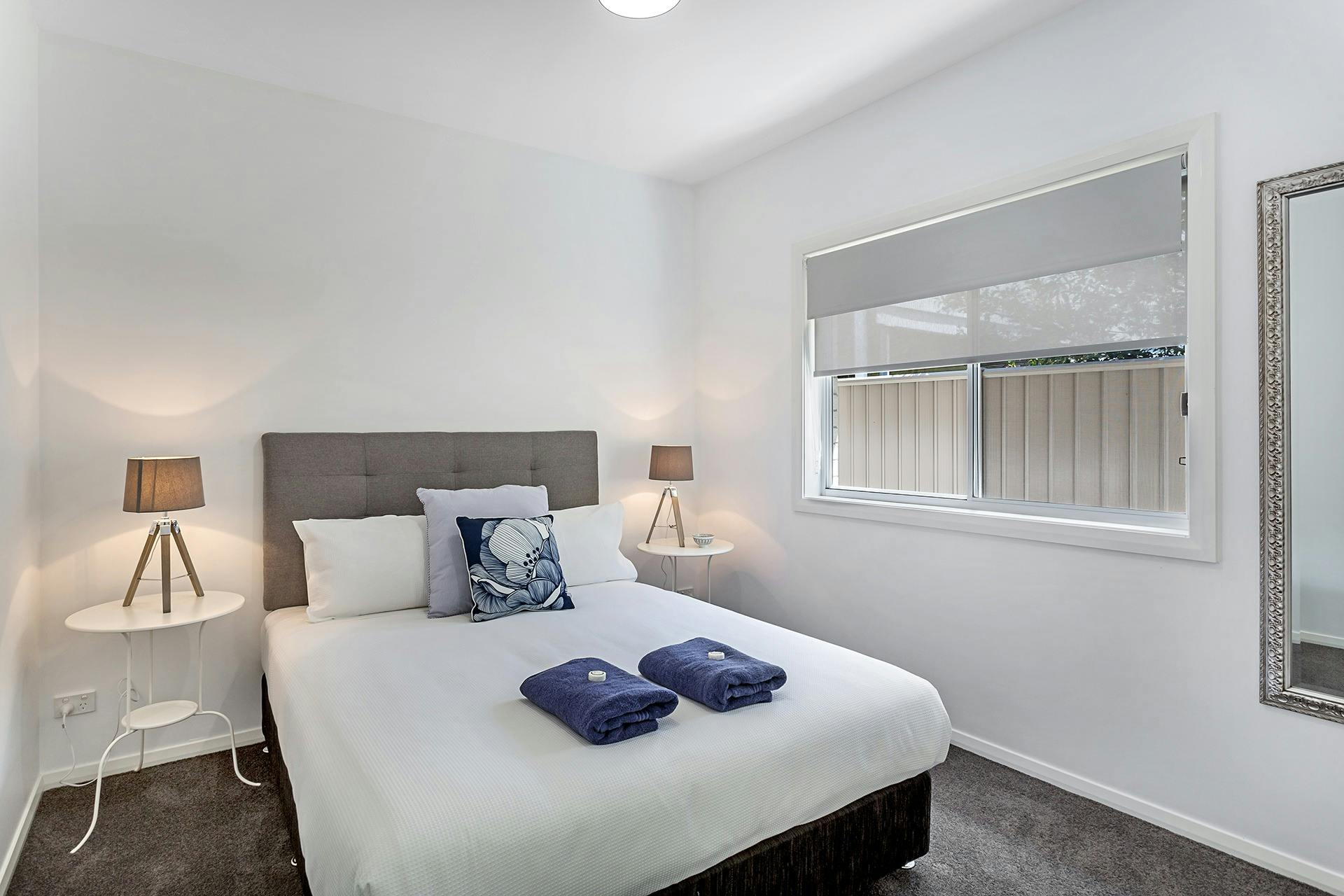 Second queen sized bedroom with lux linen provided