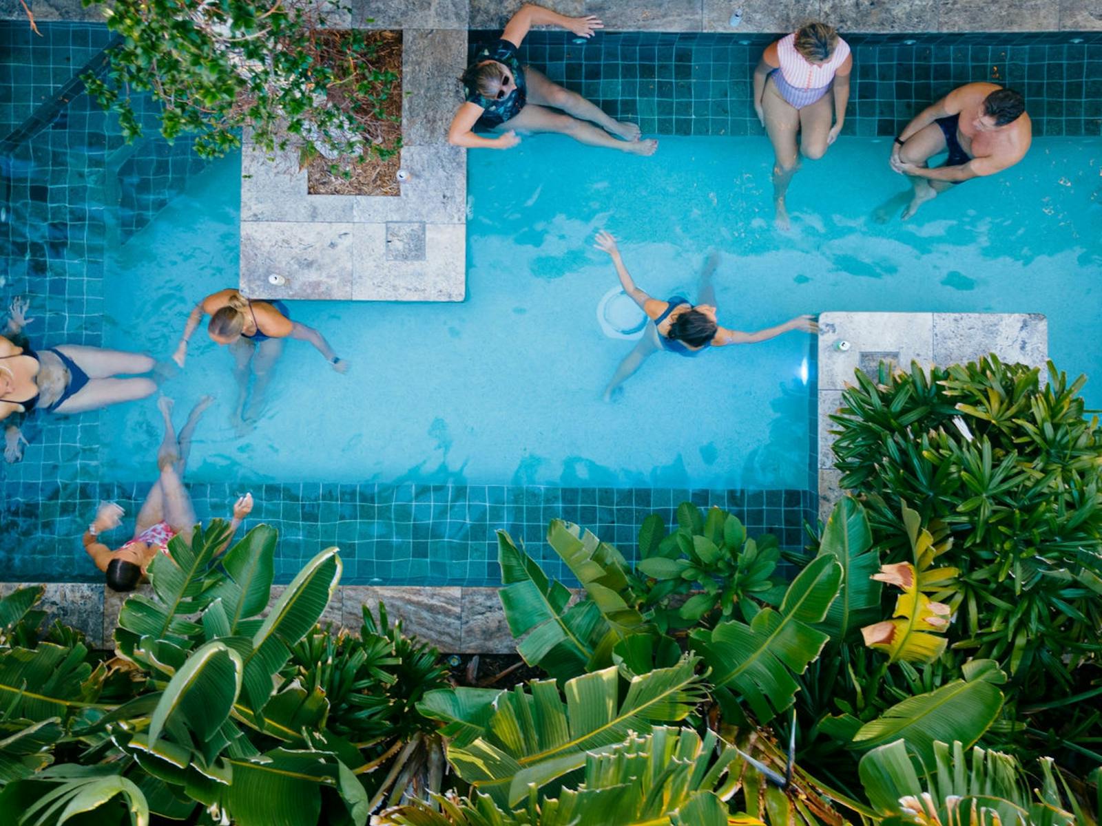 Birdeye view soak mermaid Birdeye view soak mermaid