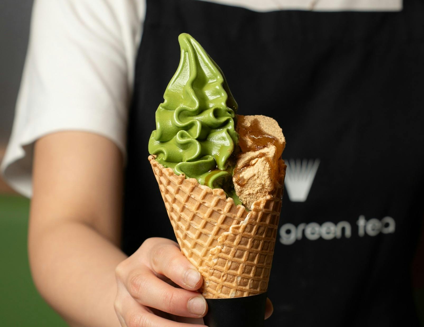 Nana's Green Tea Sydney - soft serve at Nana's Green Tea Sydney