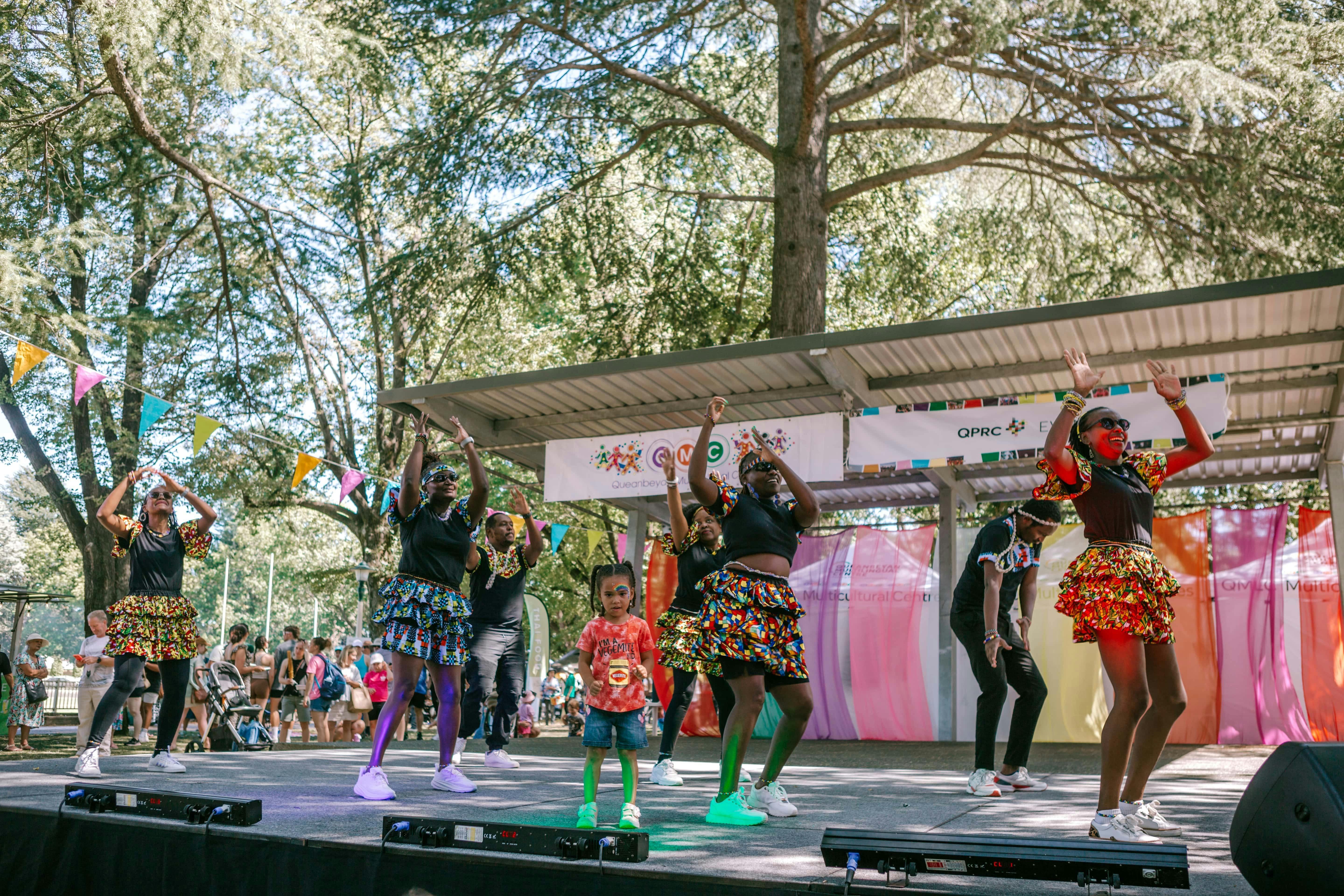 Performers dancing on stage, 2025