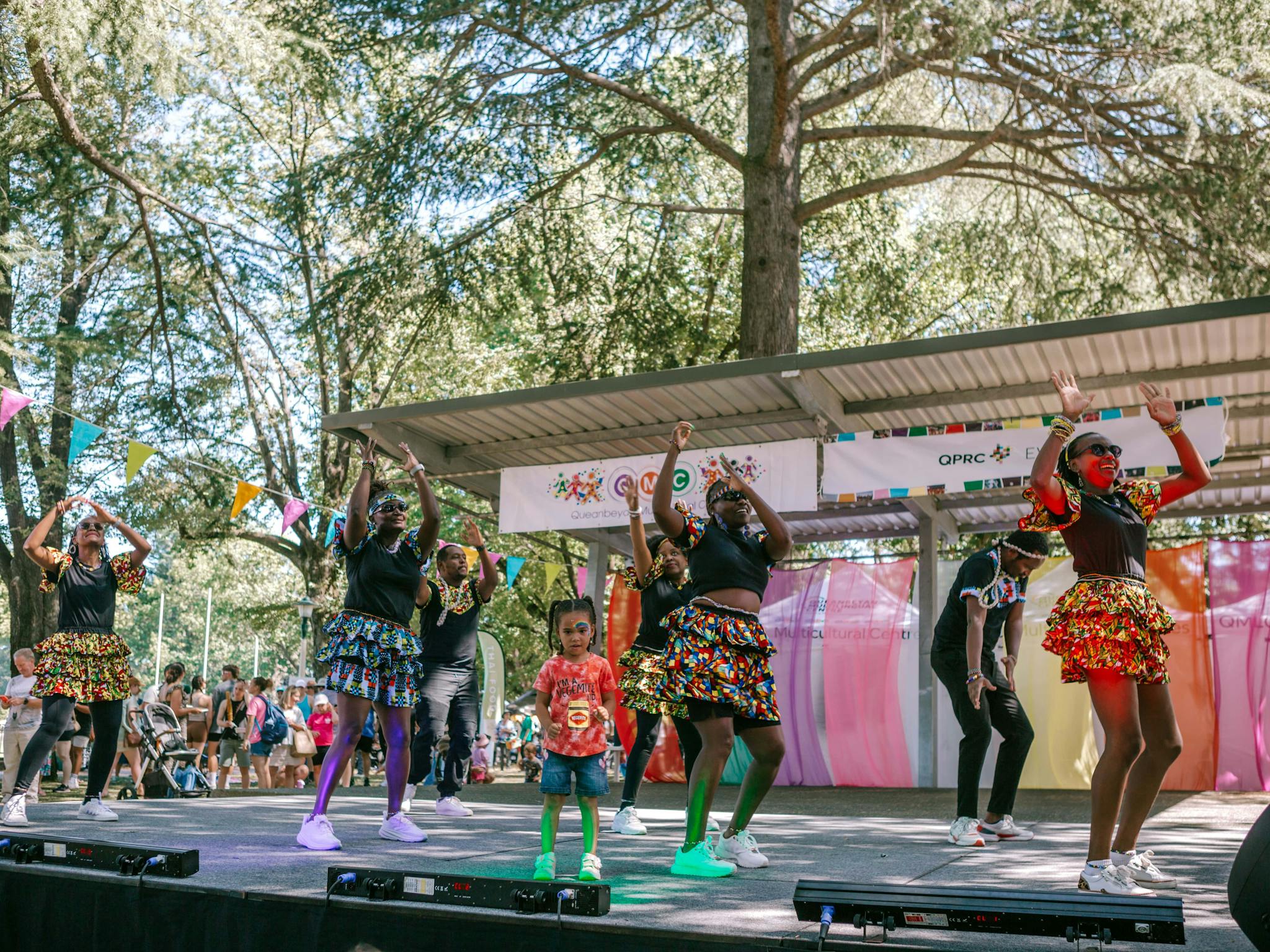 Performers dancing on stage, 2025