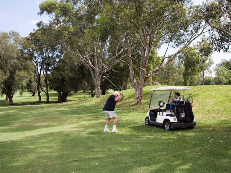 Teeing off