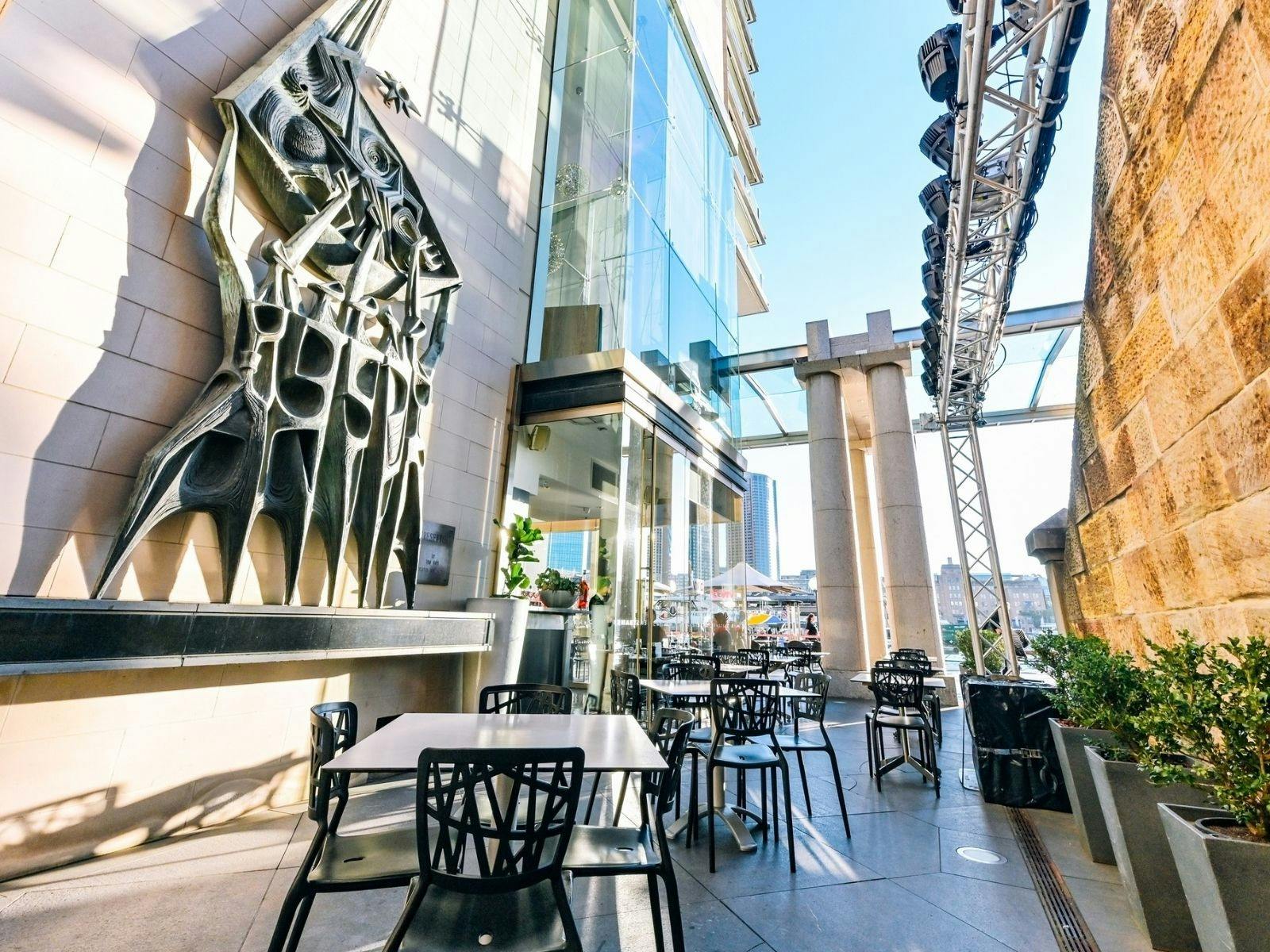 Eastbank outdoor secluded Side dining area suited for private functions