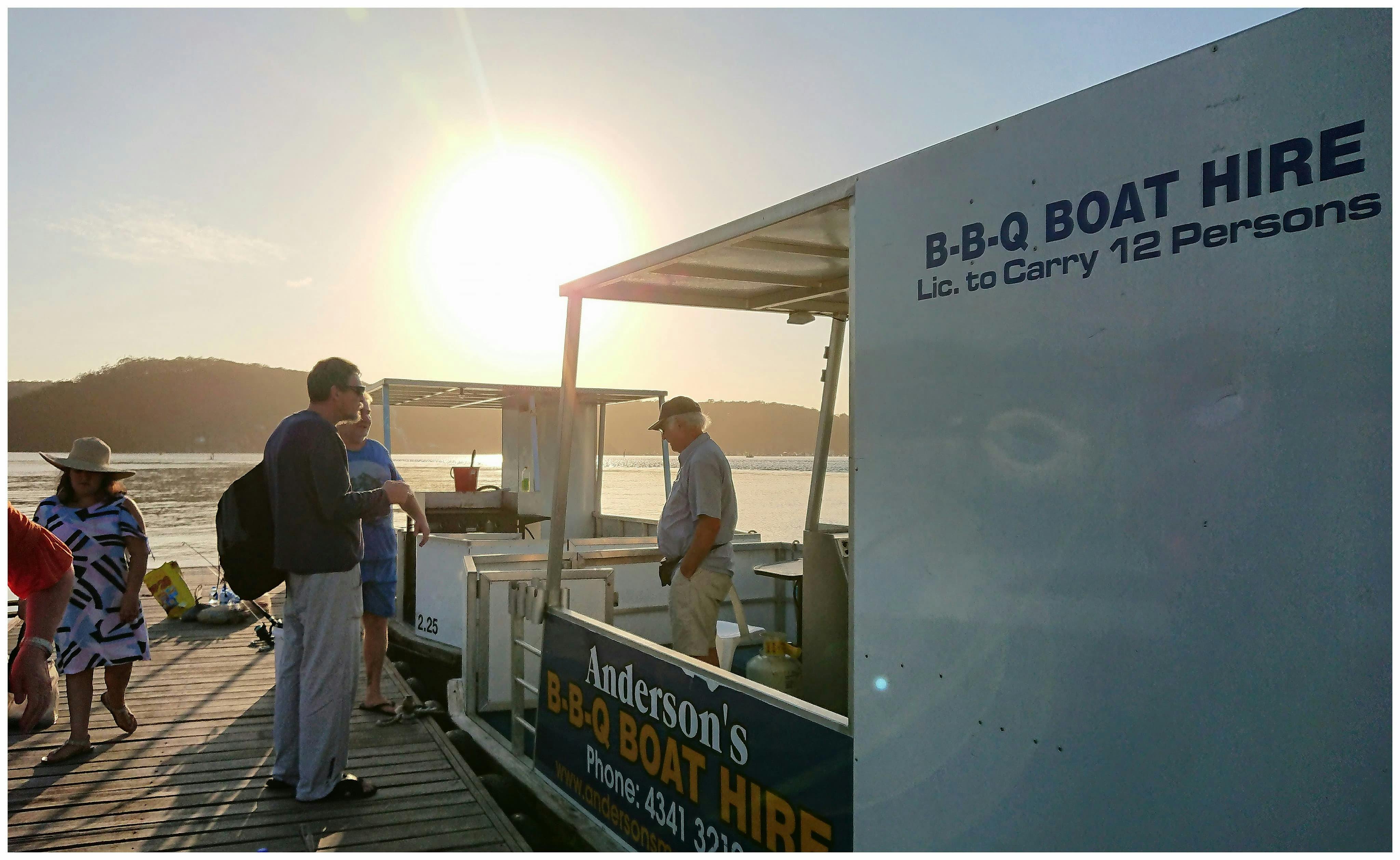 BBQ boat hire