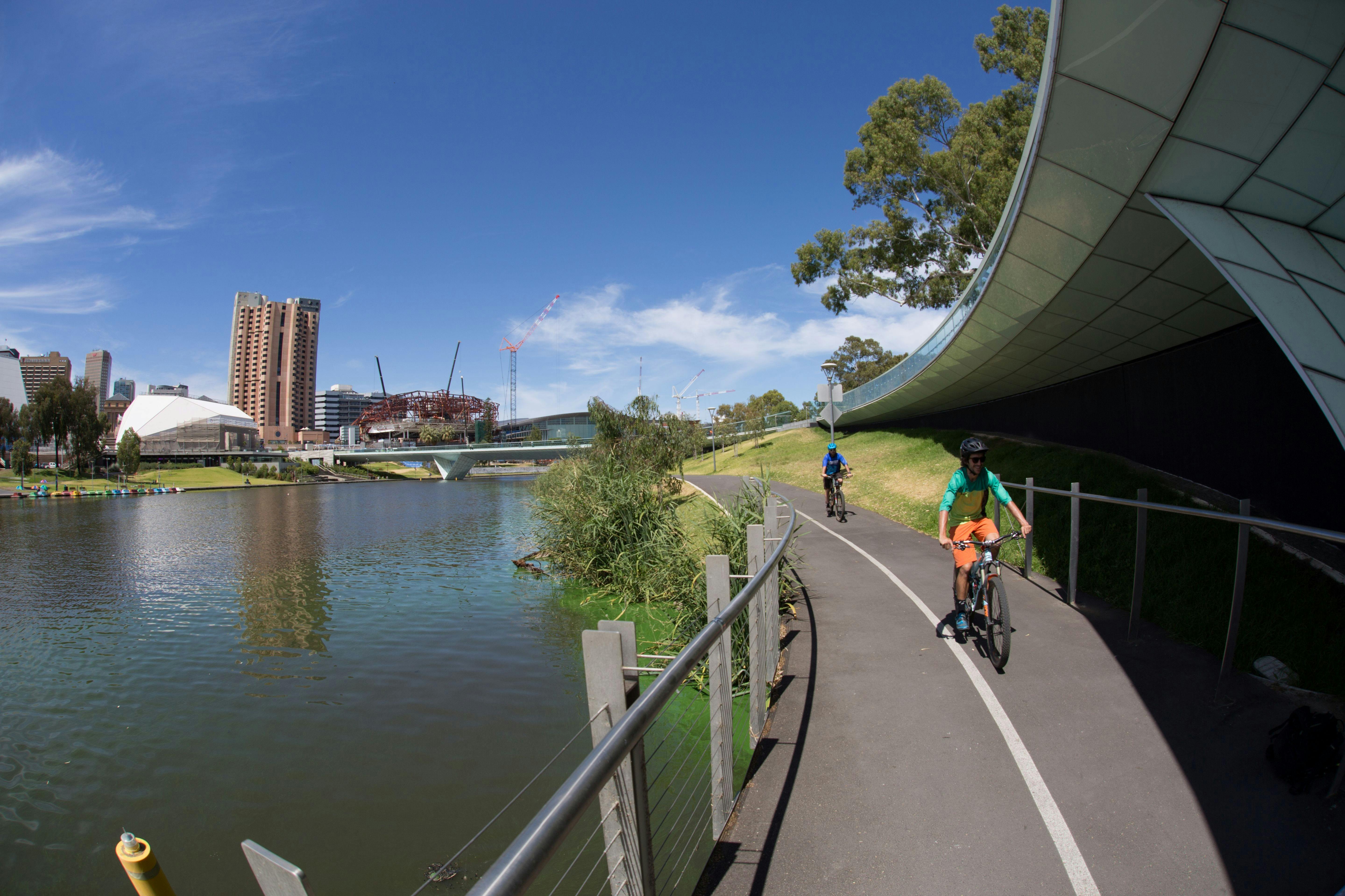 Roll along the Linear park from Adelaide to the coast