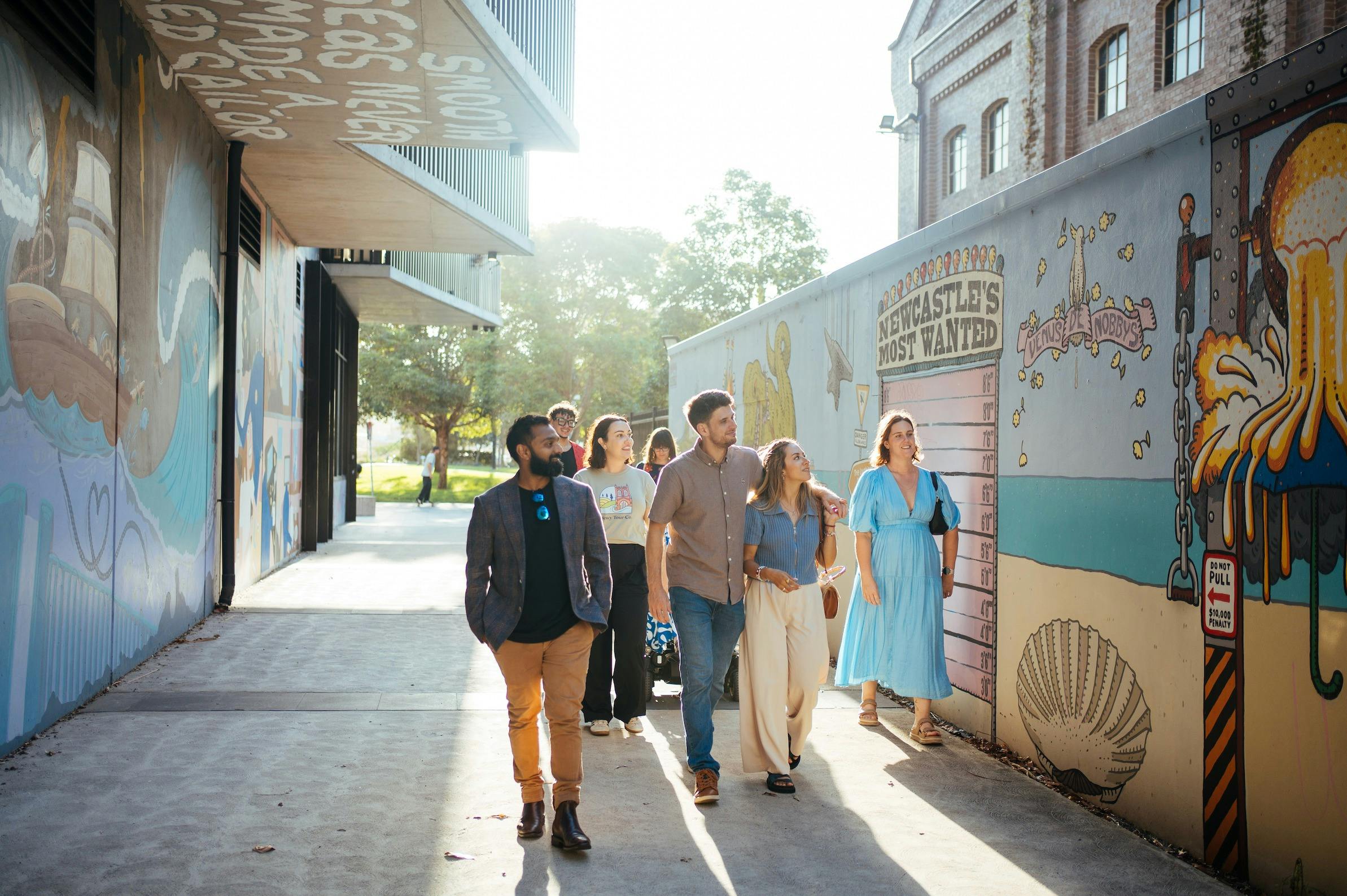 Food & Street Art Walking Tour of Newcastle