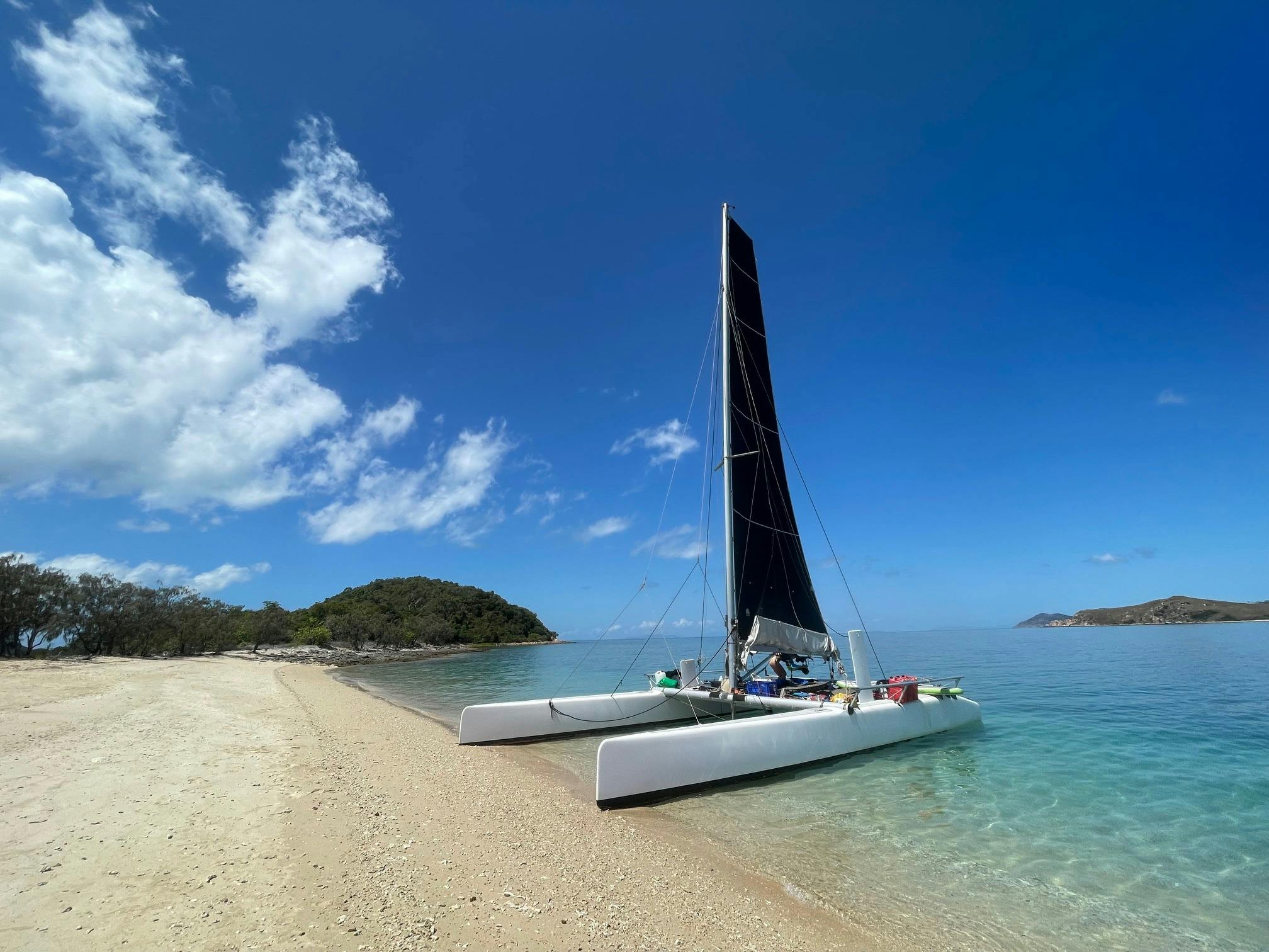 We can offer E-foiling from our Sailing Catamaran