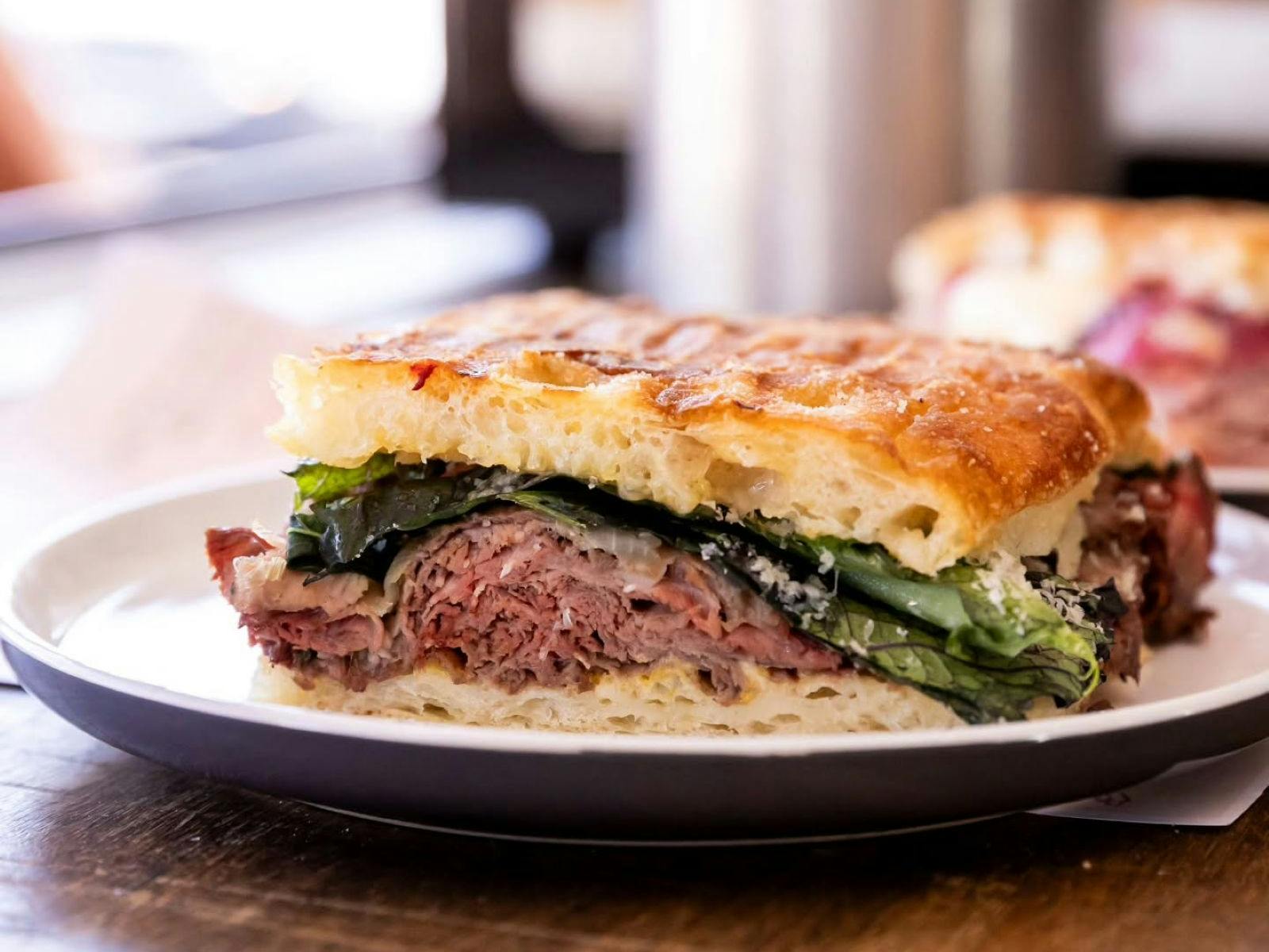 Sandwich on a plate