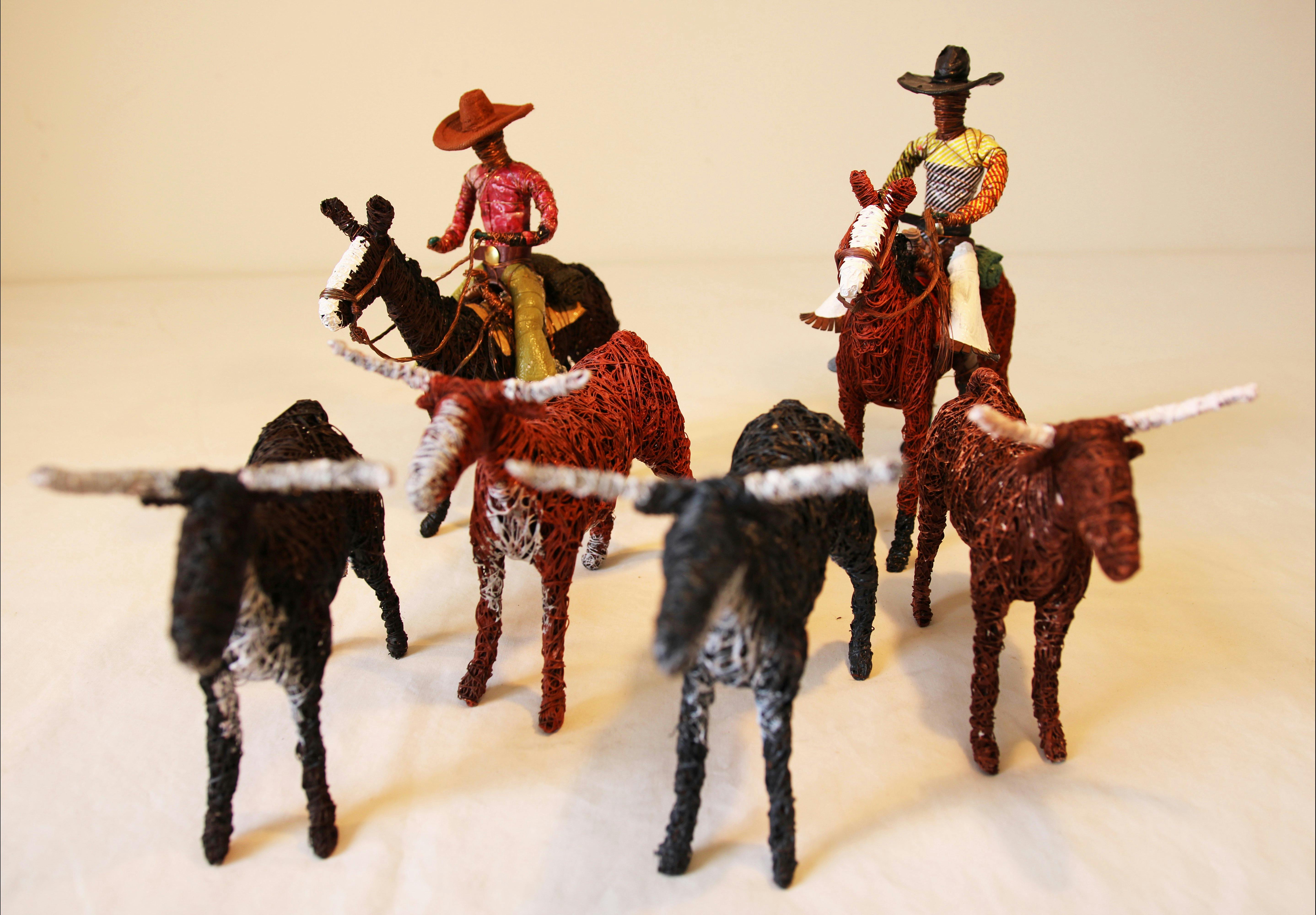 Copper wire figures