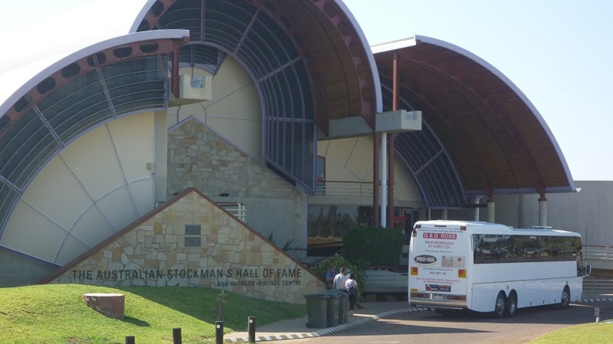 Stockman's Hall of Fame, Longreach - During our Great Western Play n Stay Musical Tour