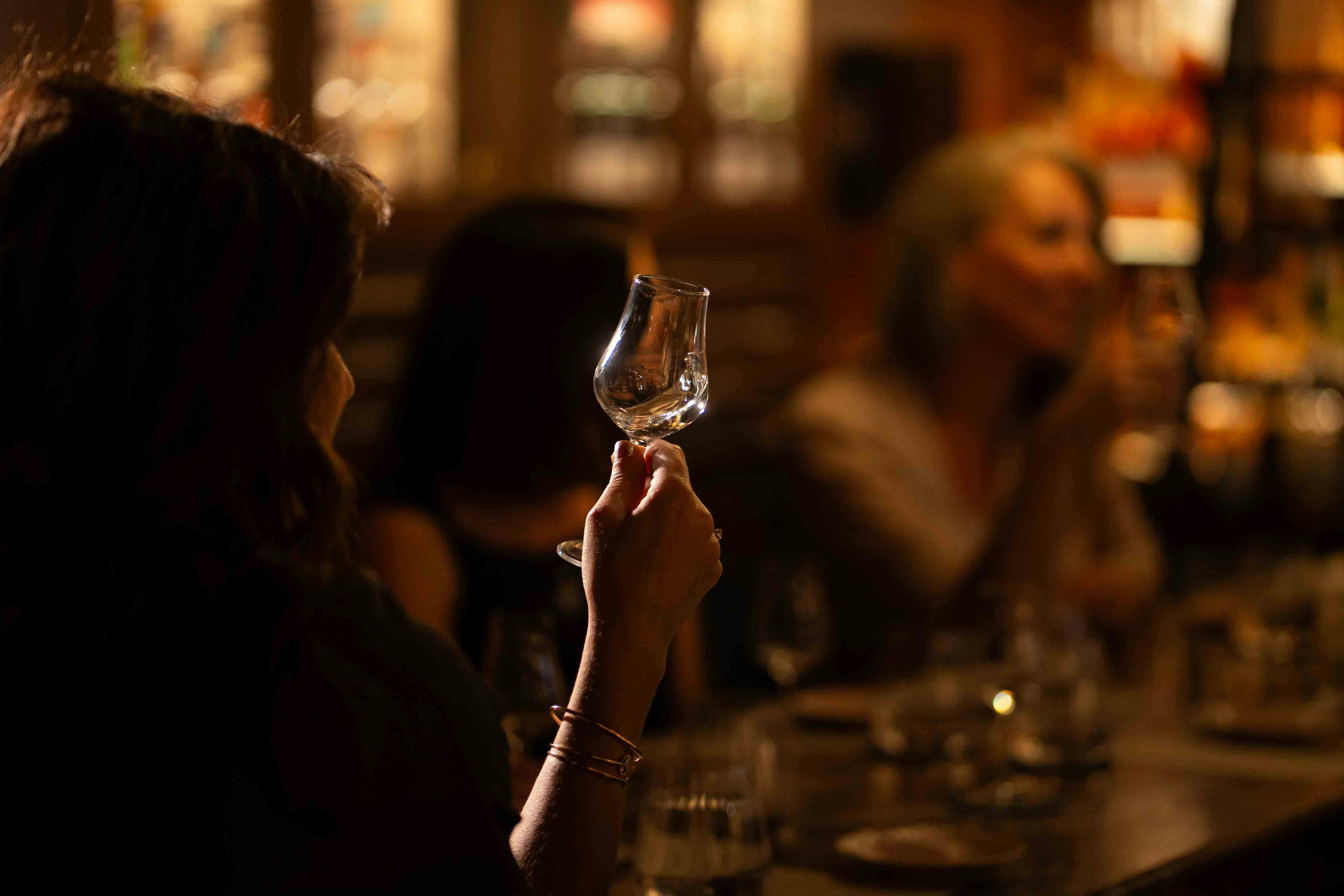 Women enjoying tequila