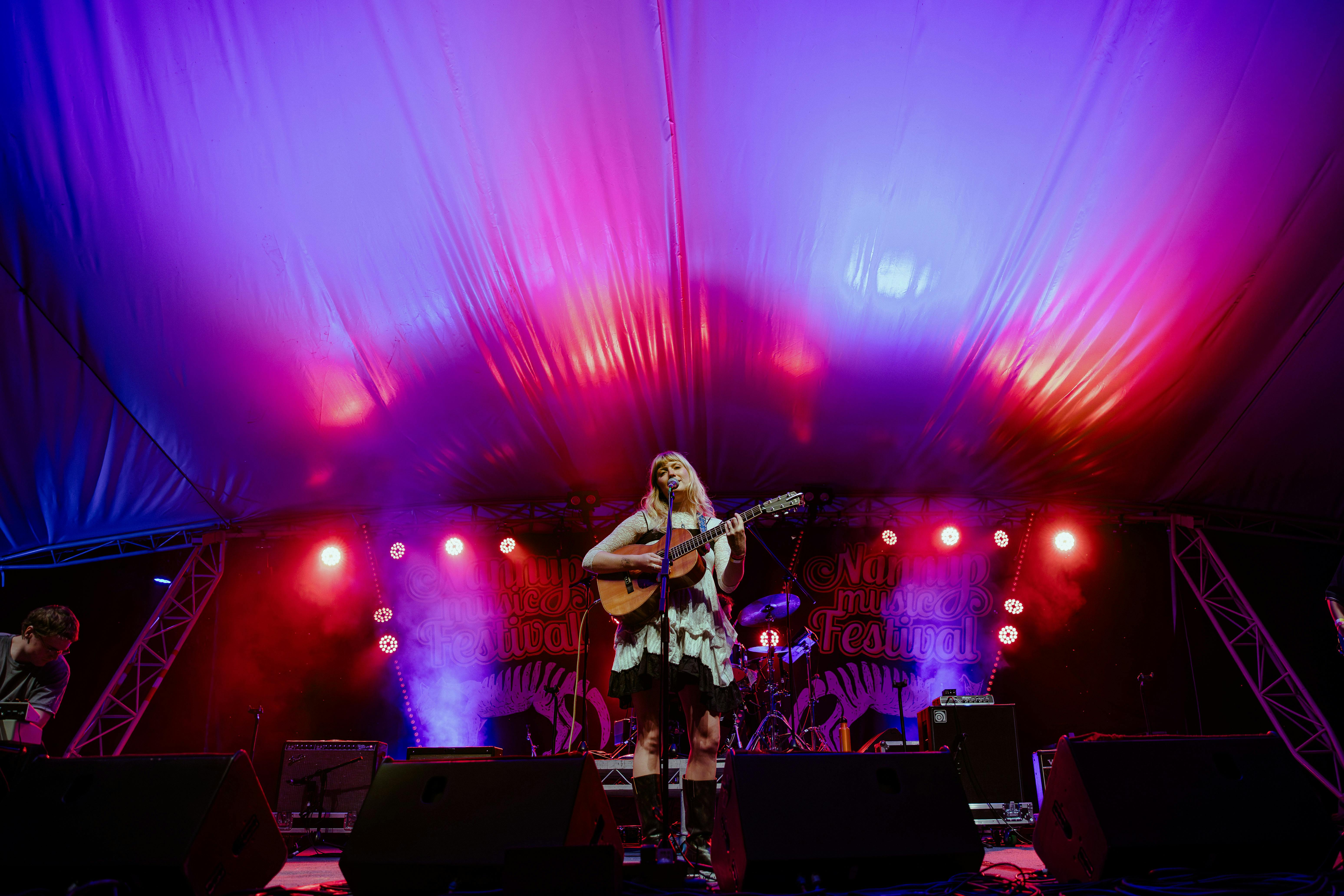 Anna Schneider performing at the 2026 Nannup Music Festival