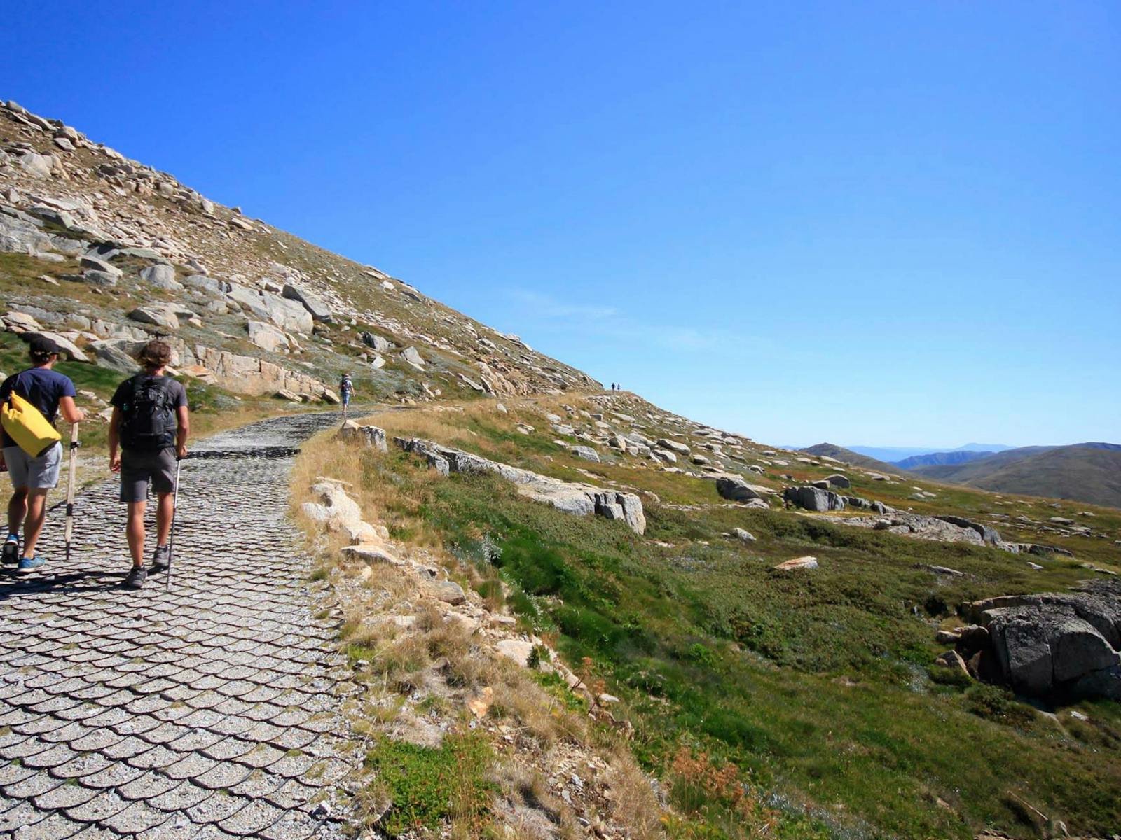 Wanderung von Thredbo zum Berg Kosciuszko, Nationalpark Kosciuszko. Foto: Elinor Sheargold