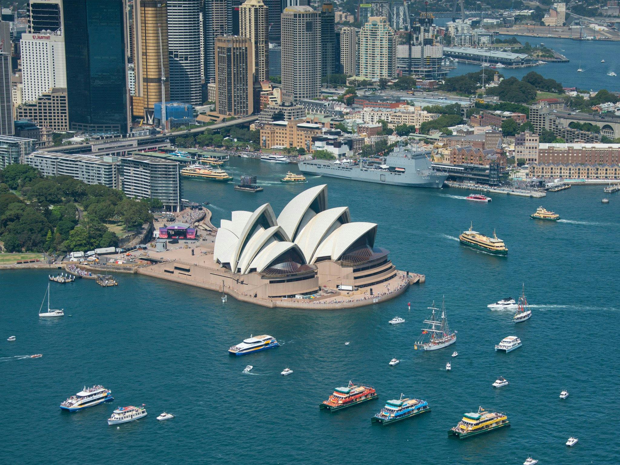australia day harbour cruises