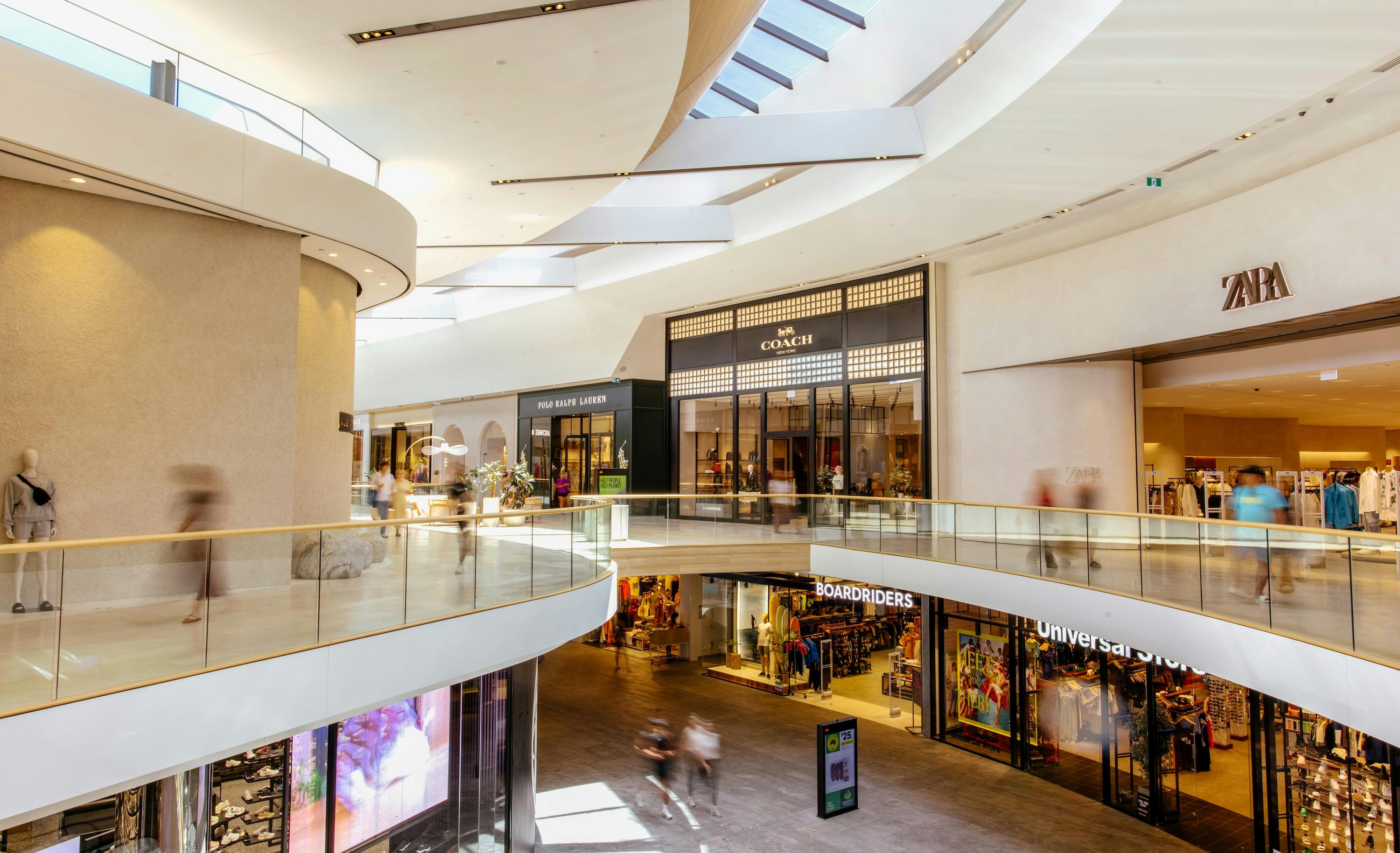 Inside Karrinyup Shopping Centre