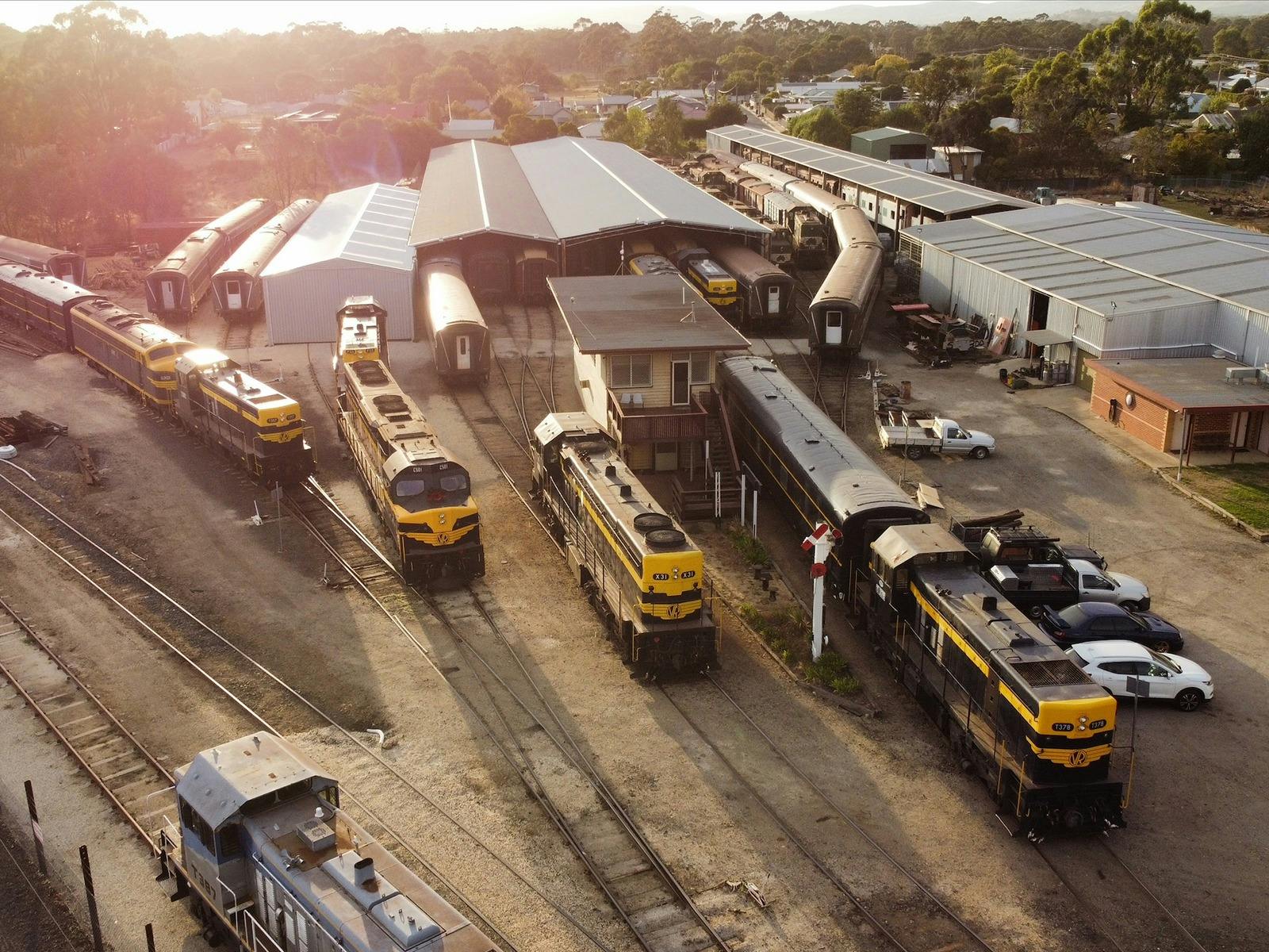 SRHC yard at Seymour