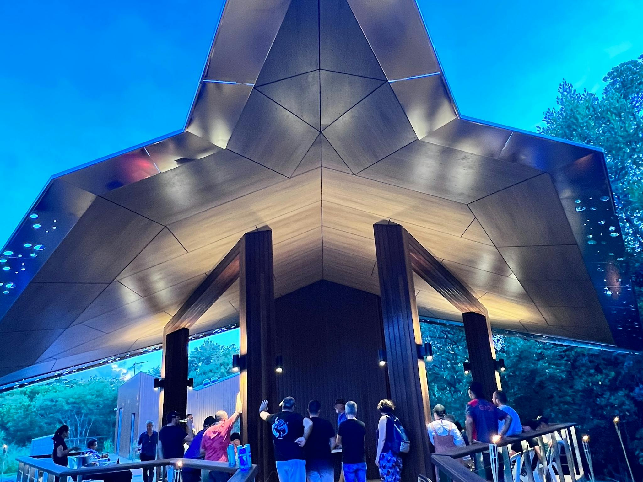Stingray Shelter - Architectural award winning for sustainability, cultural design Stingray Shelter - Architectural award winning for sustainability, cultural design