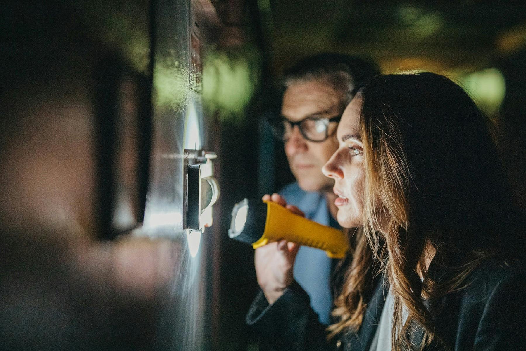 Maitland Gaol at night