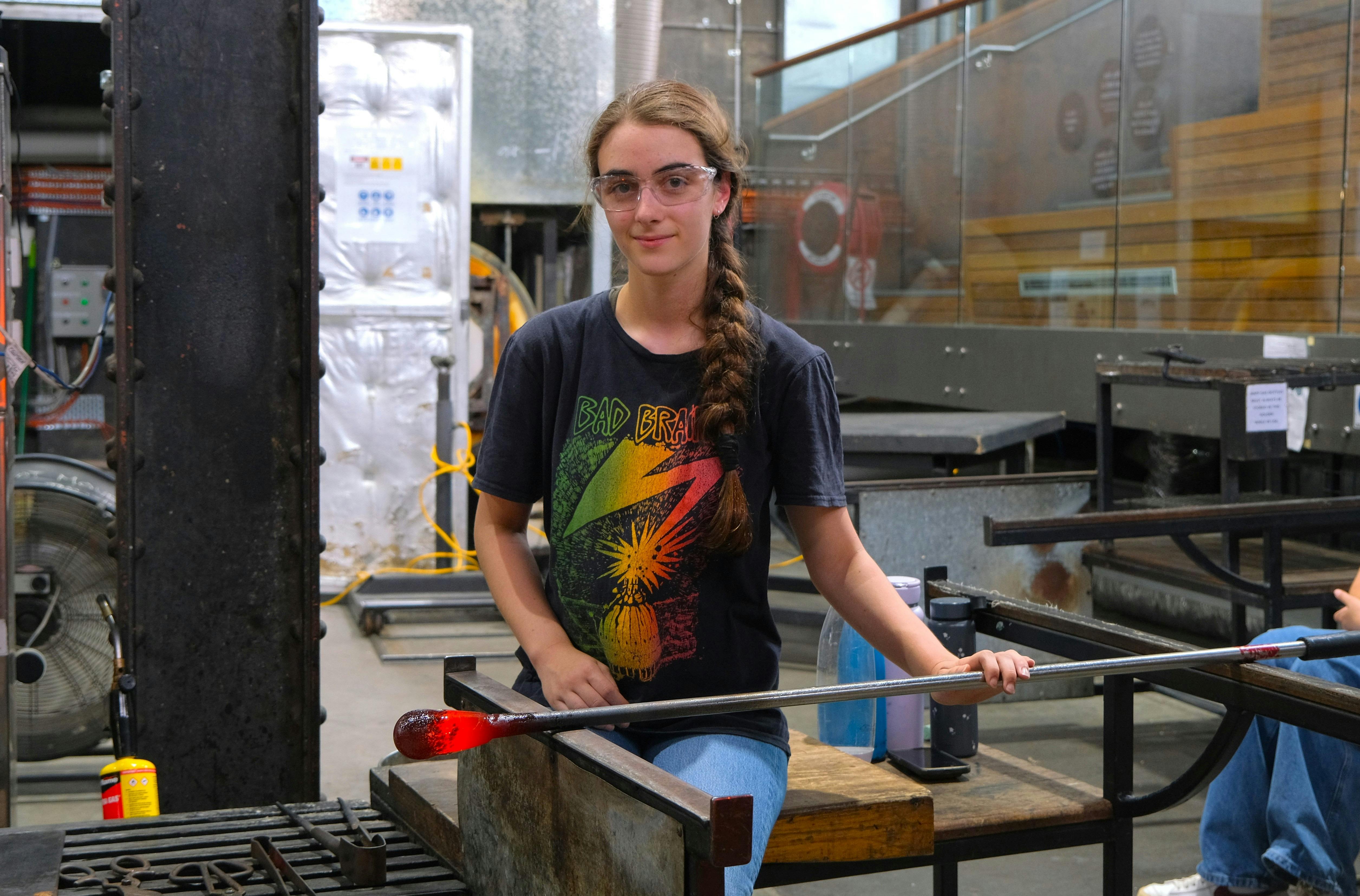 Teen Glass Blowing