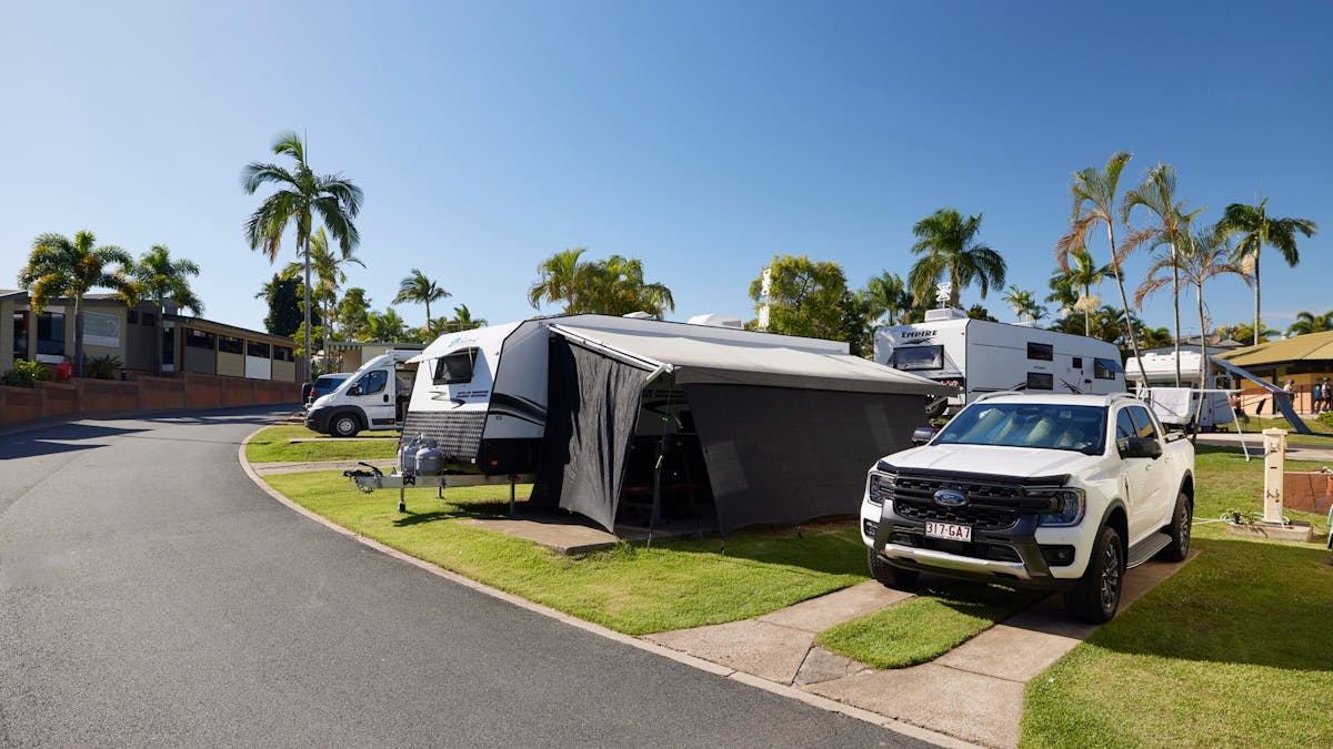 Powered Caravan Site at Brisbane Holiday Village