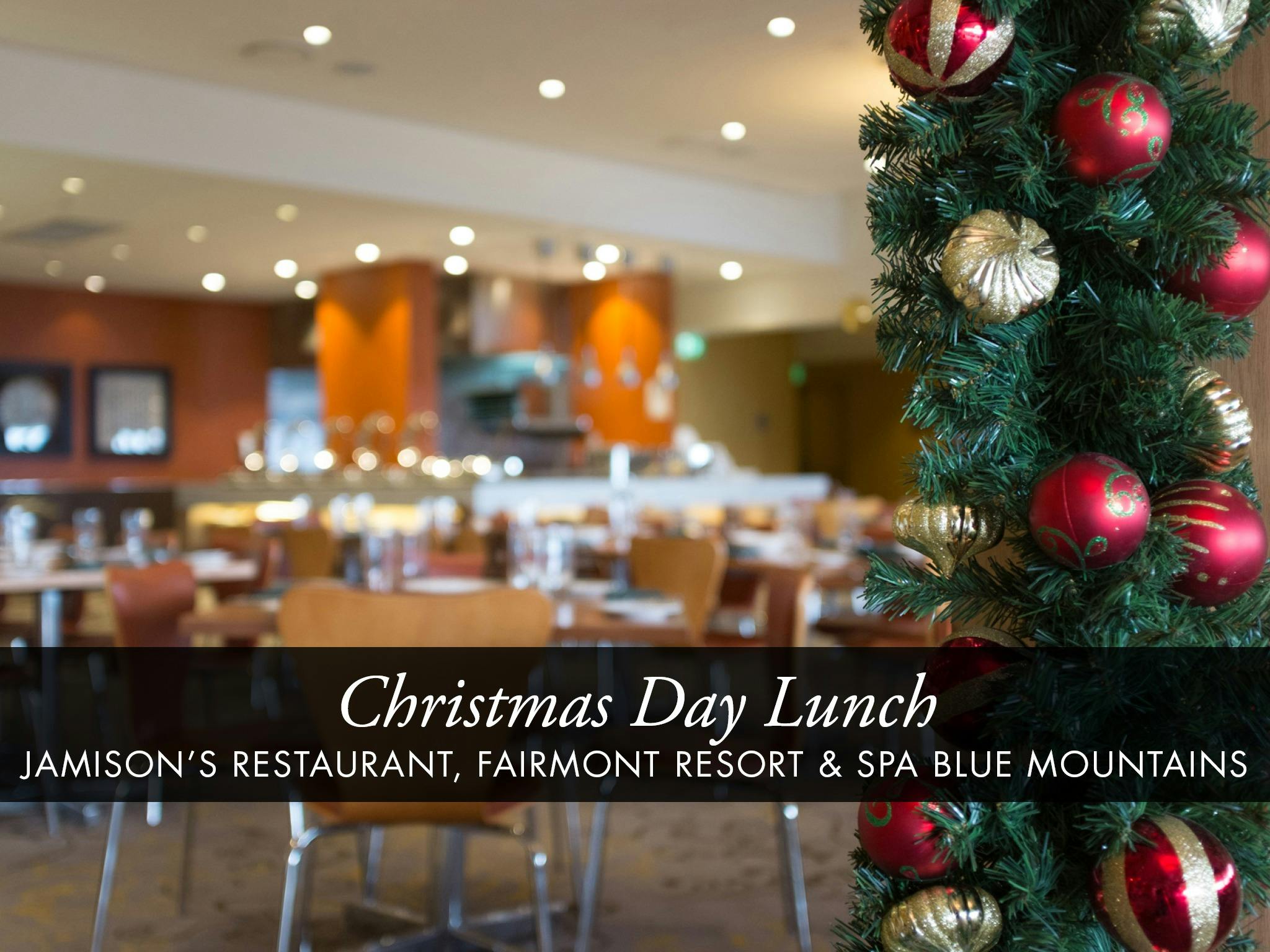 Christmas Day Buffet Lunch at Jamison's Restaurant NSW Holidays