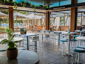 The perfect spot for breakfast, lunch or dinner with family and friends! Open daily from 6.30am.