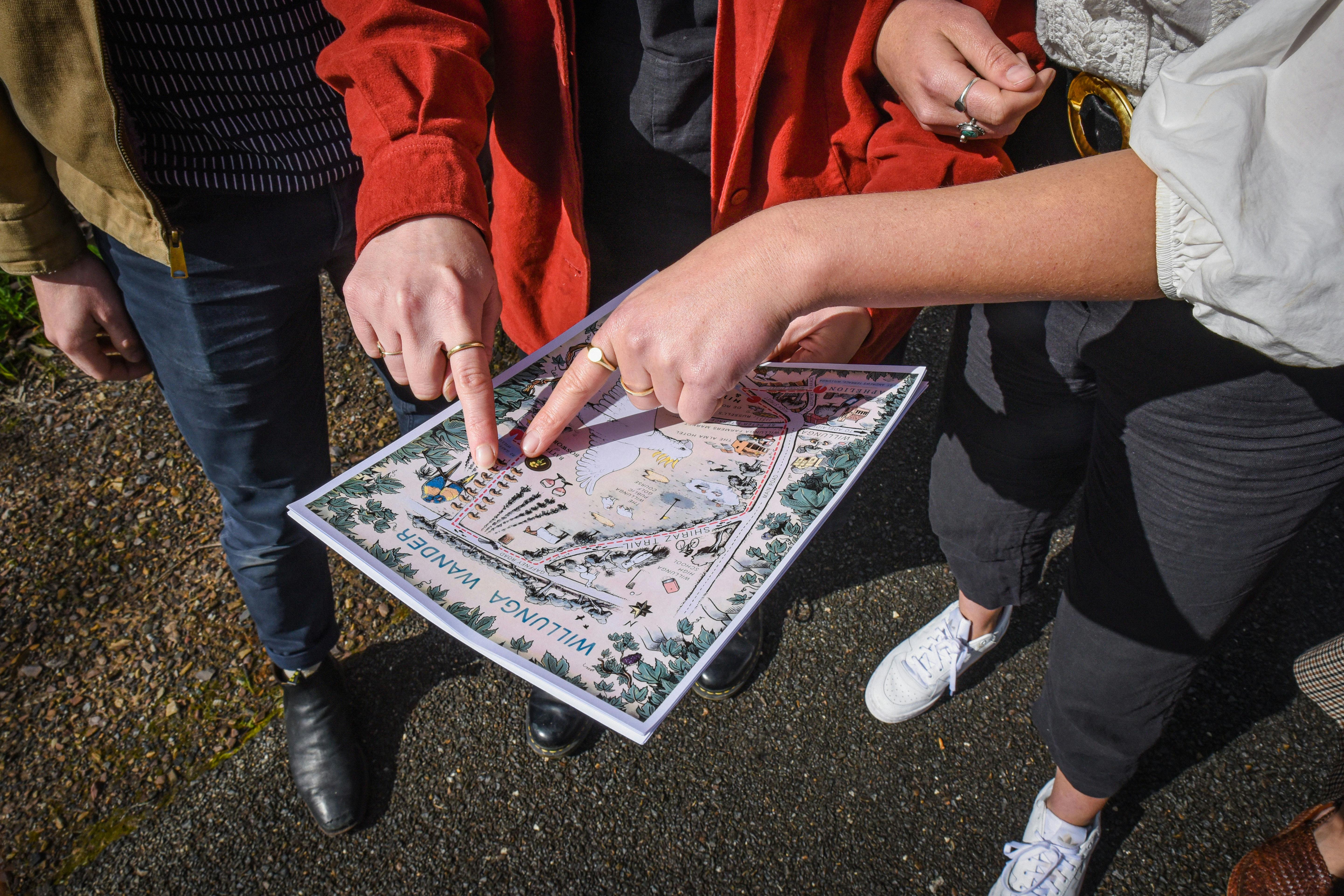Choosing where to wander