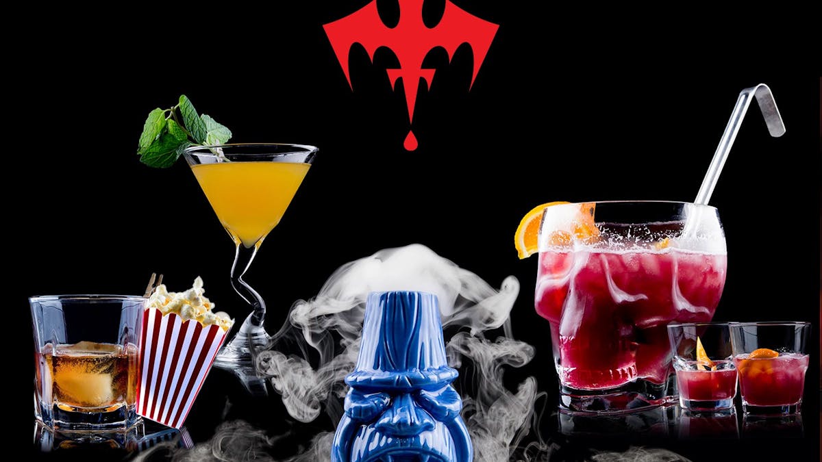 A selection of Dracula's signature cocktails