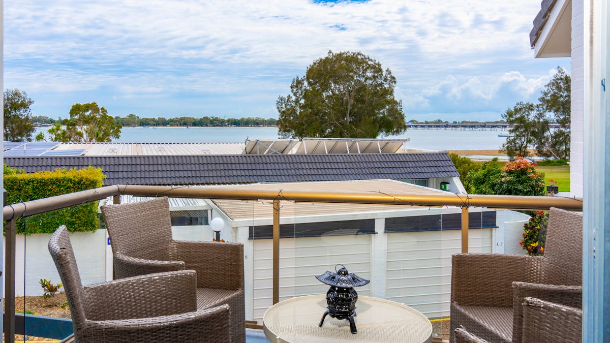 Balcony overlooking Pumicestone Passage