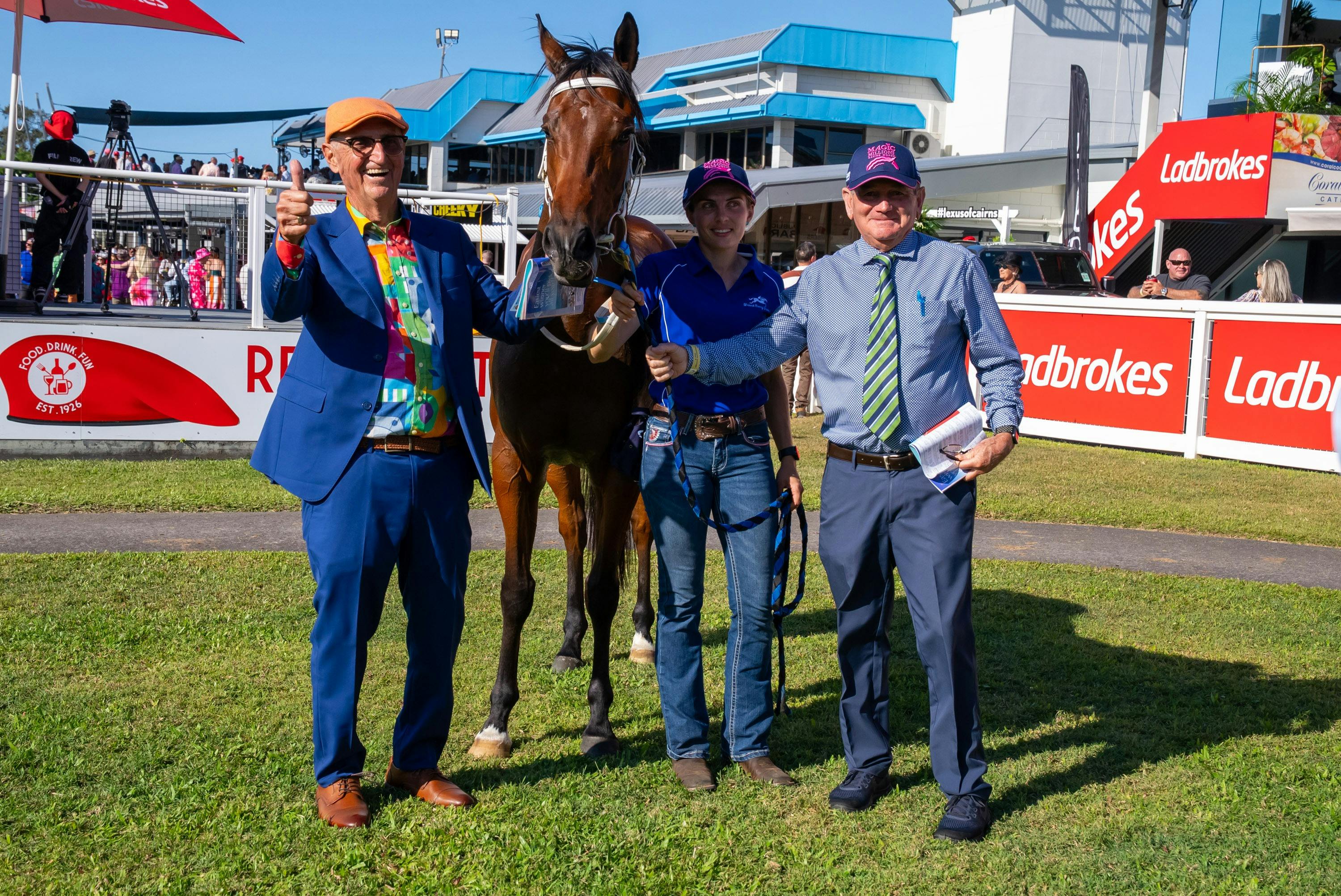 Winners on Red Beret Cairns Cup Day