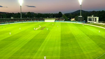 PM's XI Cricket at Manuka Oval