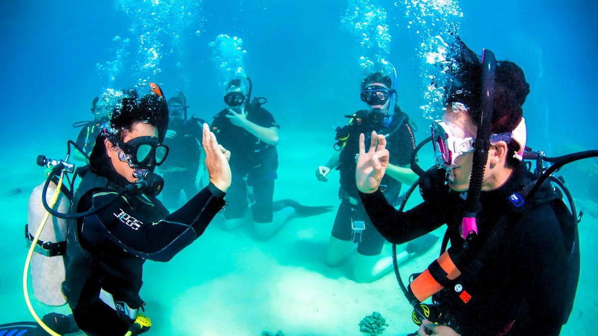 Student underwater skills