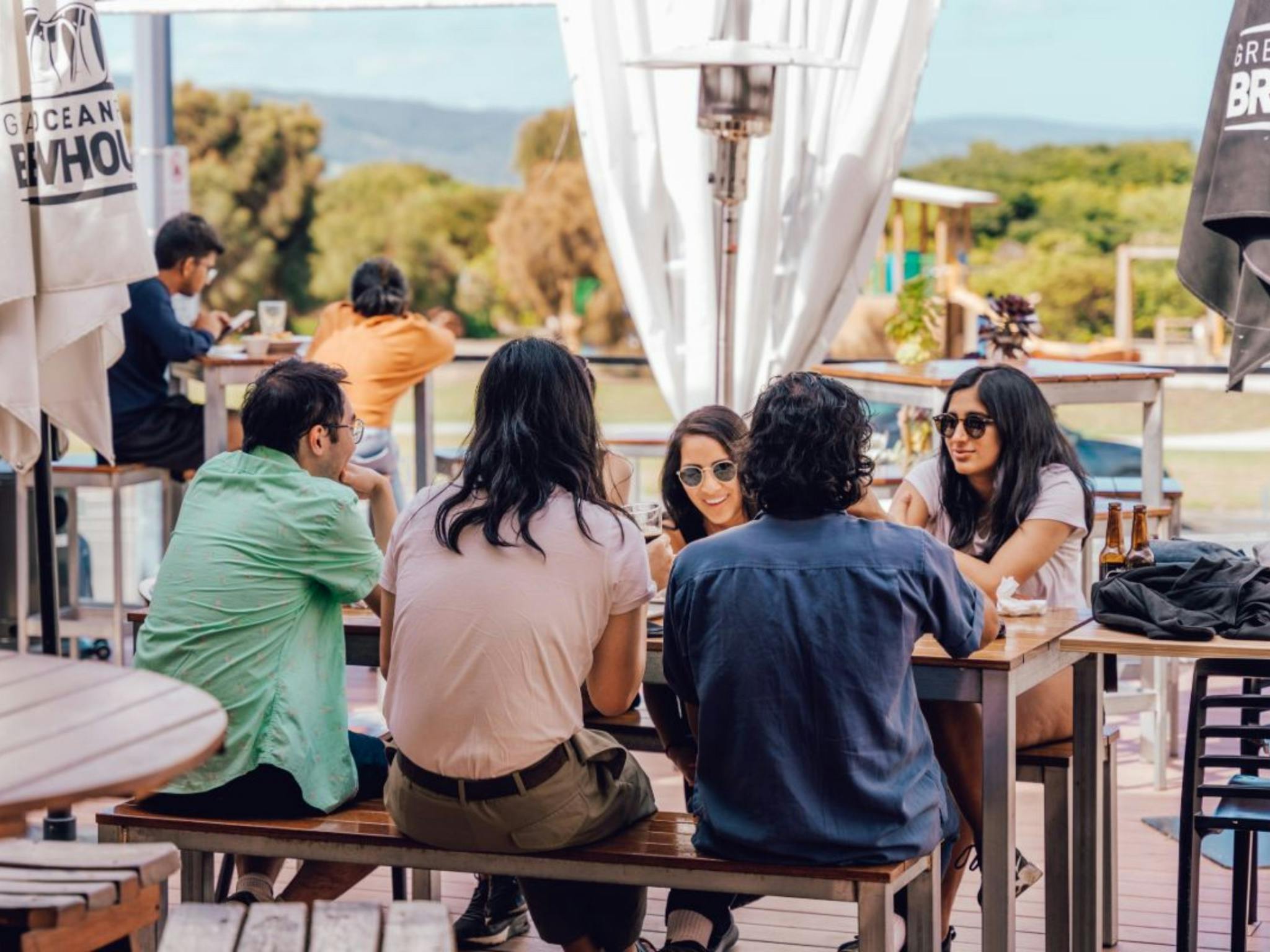 beer garden