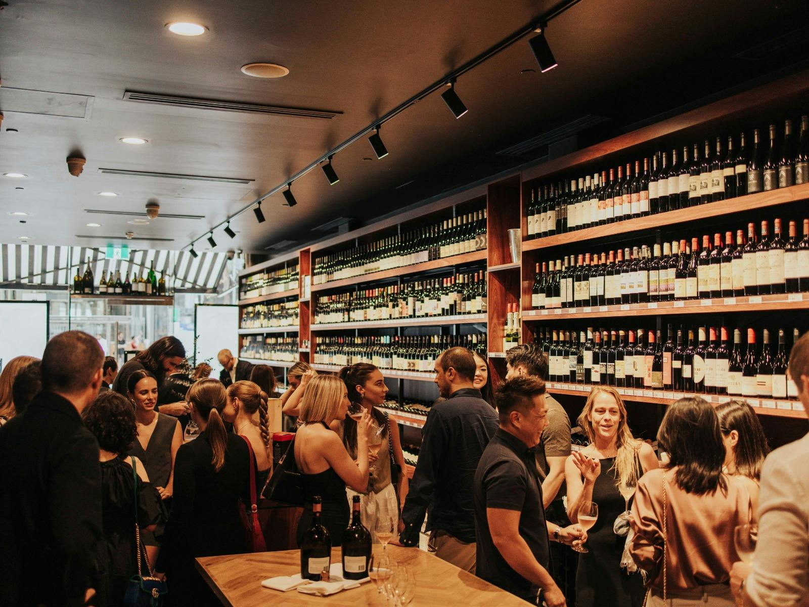 A tasting event at The Heritage Wine Store