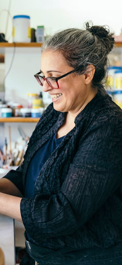 Craft + Design Canberra 2018, Sarit Cohen open studio. Photo 5 Foot Photography (2)