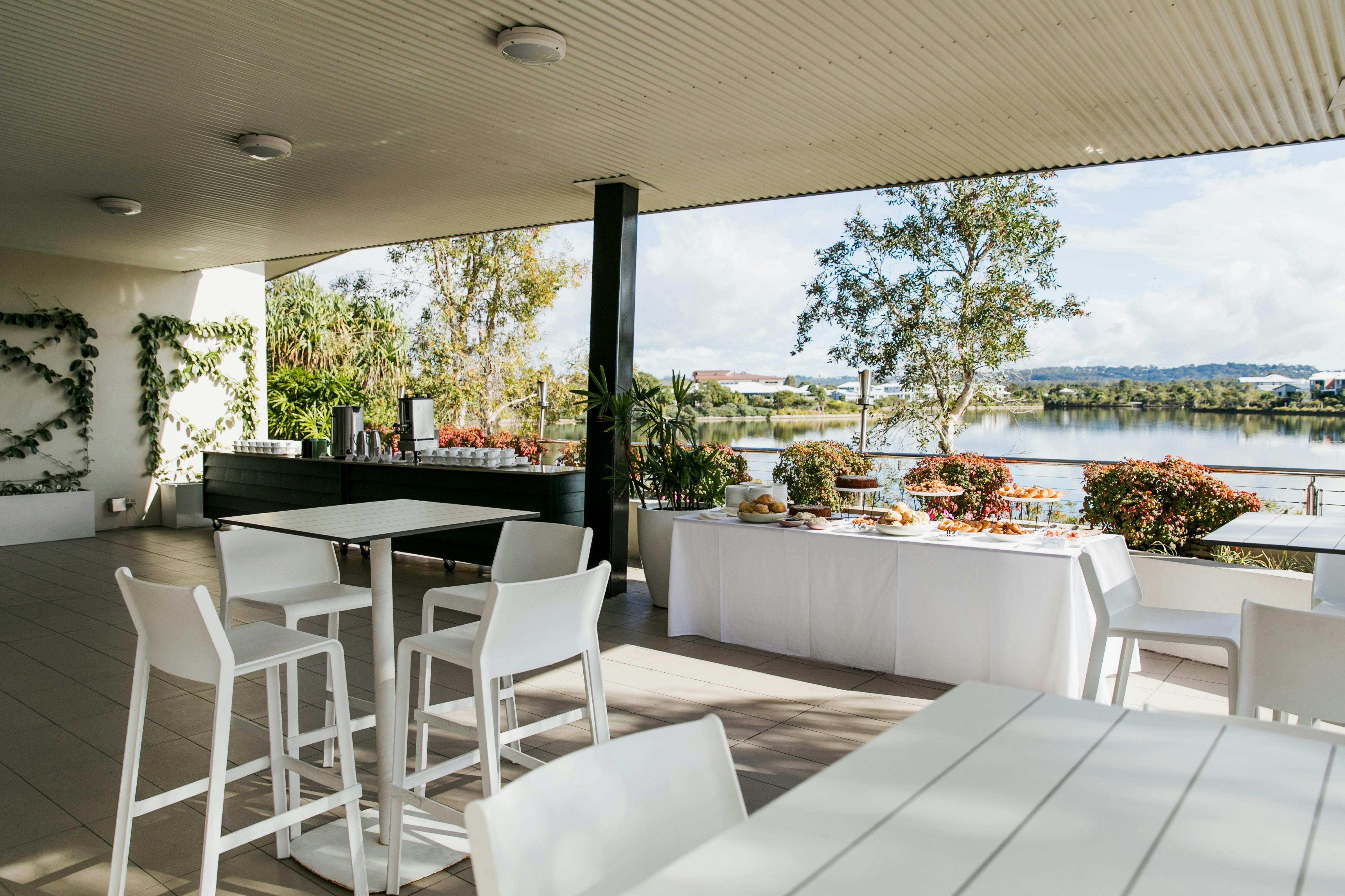 The Lakehouse Sunshine Coast Waterfront Deck
